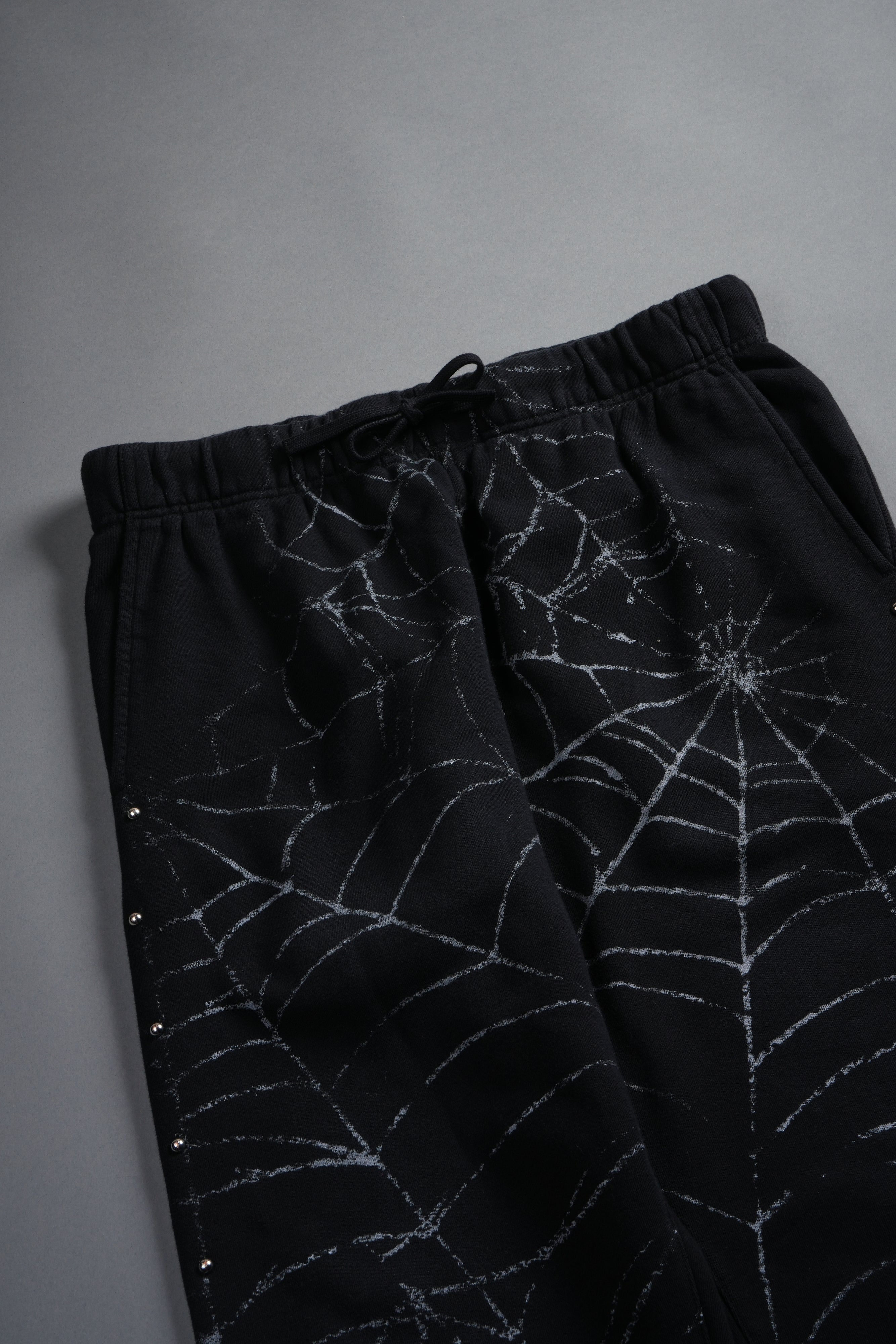 Stud Web Bigelow Sweat Pants in Black Sun Fade