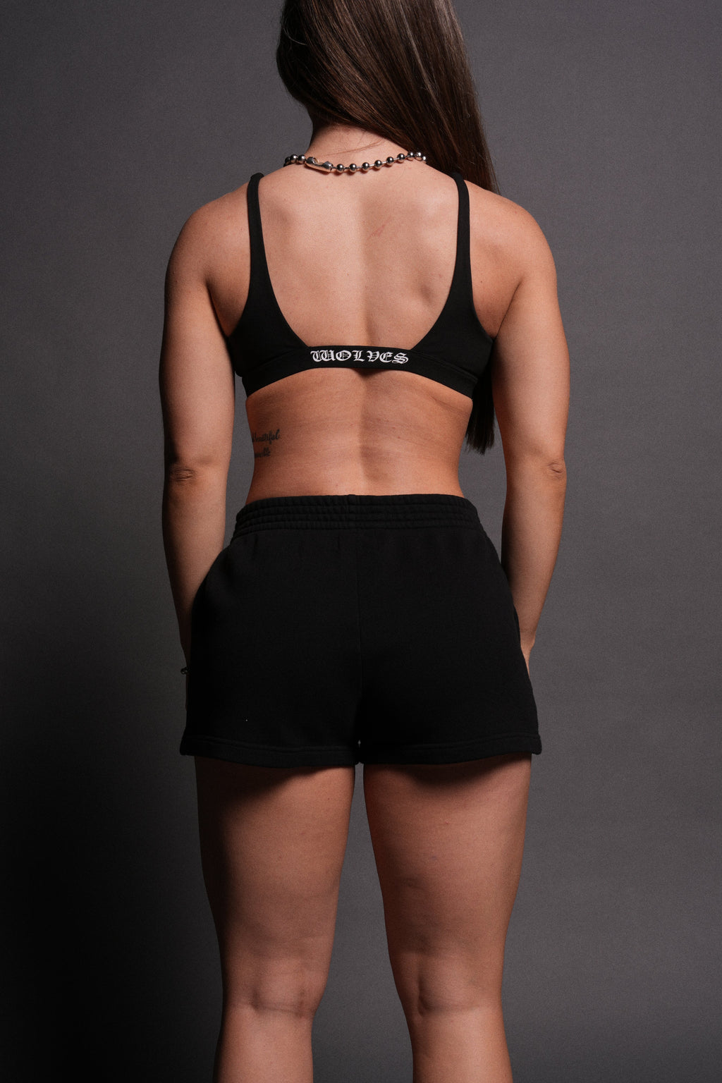 Memento Amore Ellie Sweat Shorts in Black - imagem 5