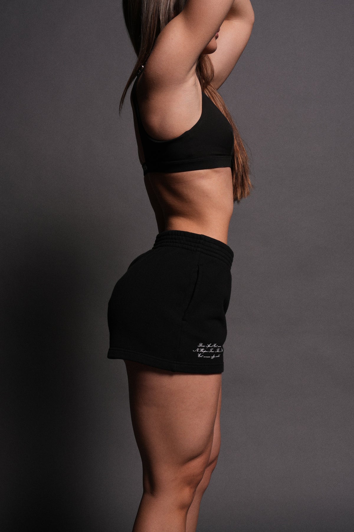 Memento Amore Ellie Sweat Shorts in Black - imagem 6