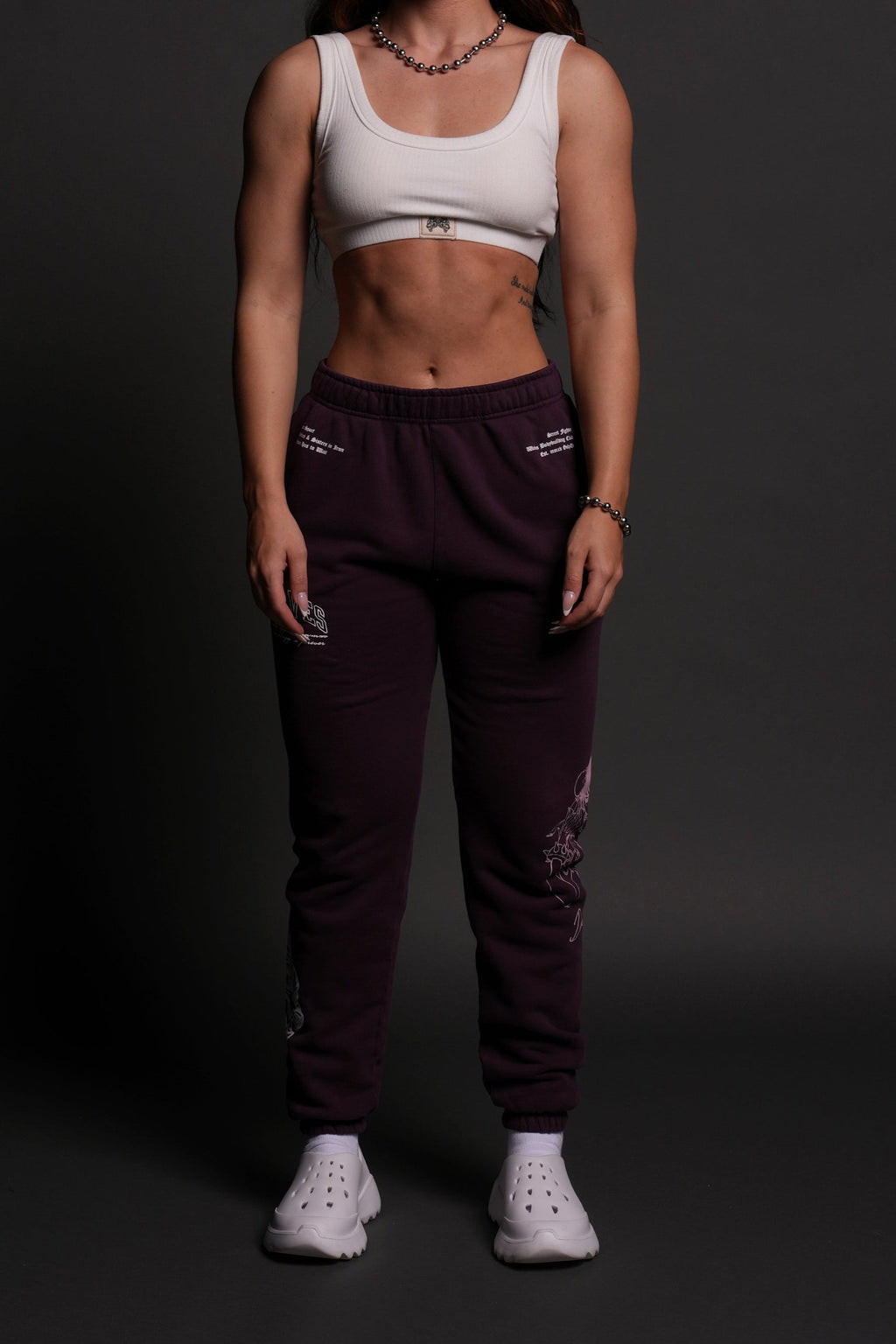 No Match She Post Lounge Sweats in Storm Purple - imagem 1