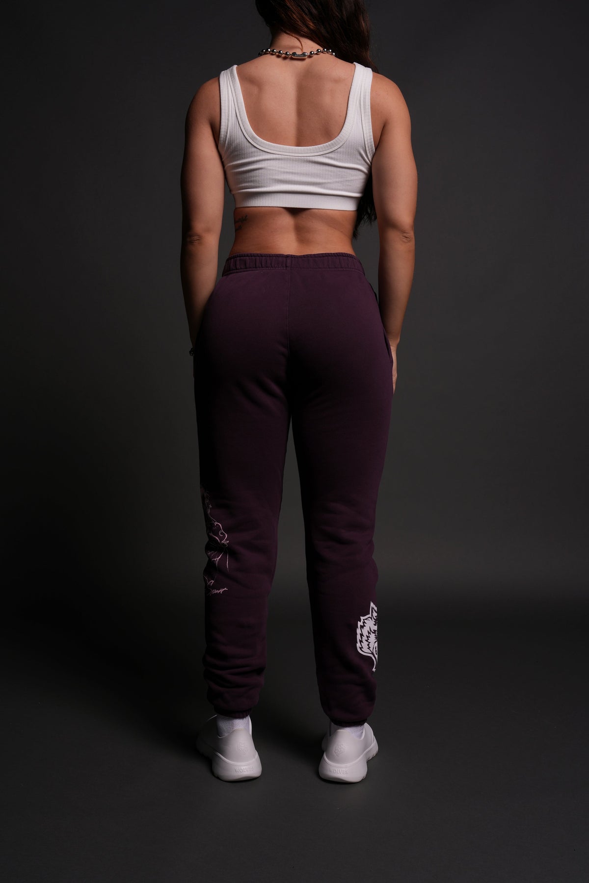 No Match She Post Lounge Sweats in Storm Purple - imagem 6