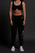 No Match She Post Lounge Sweats in Black - imagem 1
