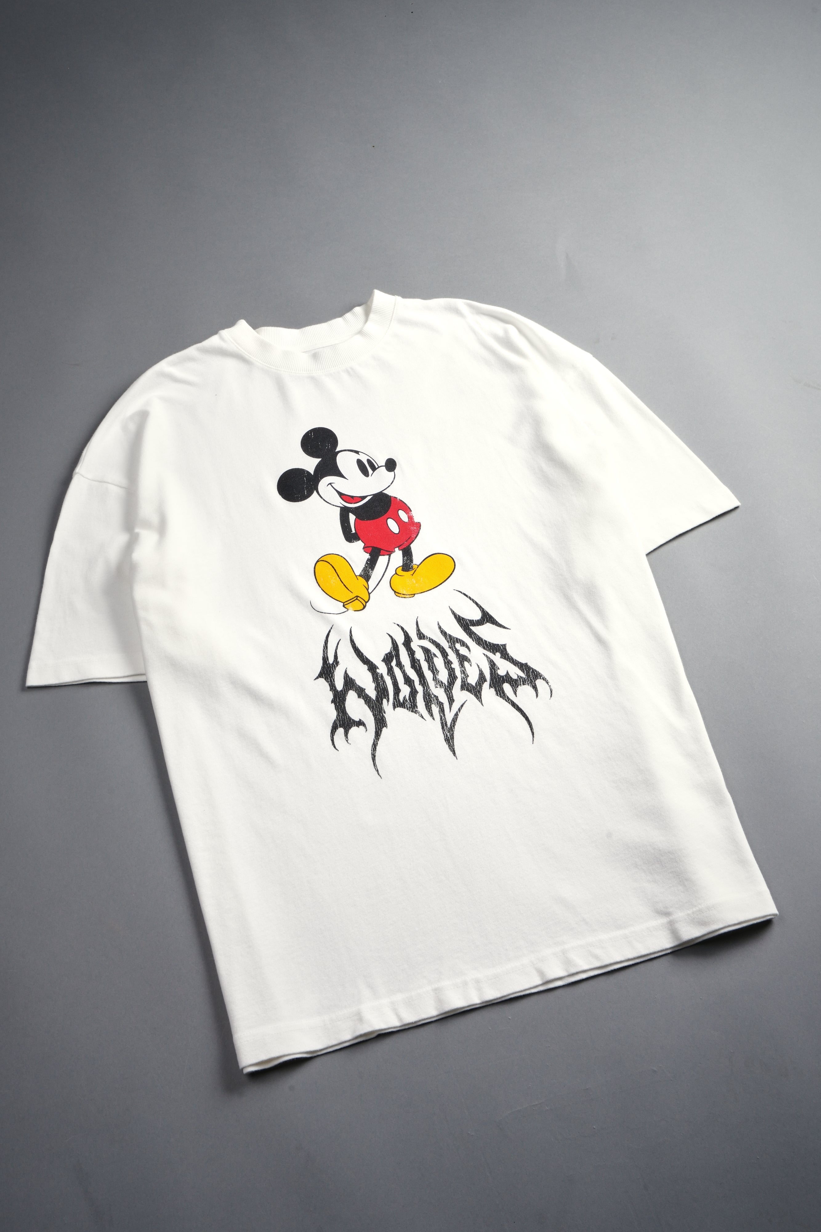 Mickey Mouse Hesh Premium Oversized Tee in Cream