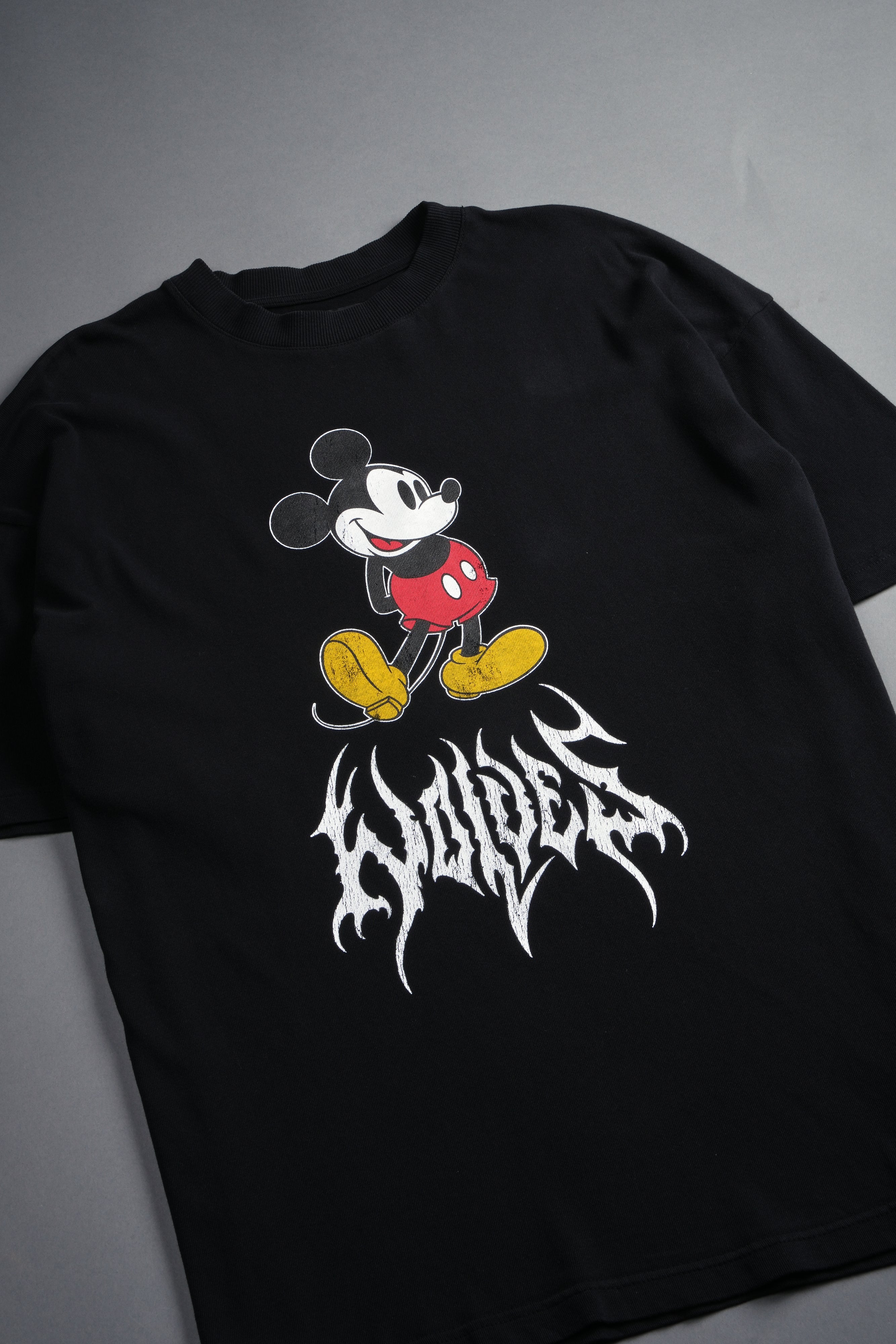 Mickey Mouse Hesh Premium Oversized Tee in Black