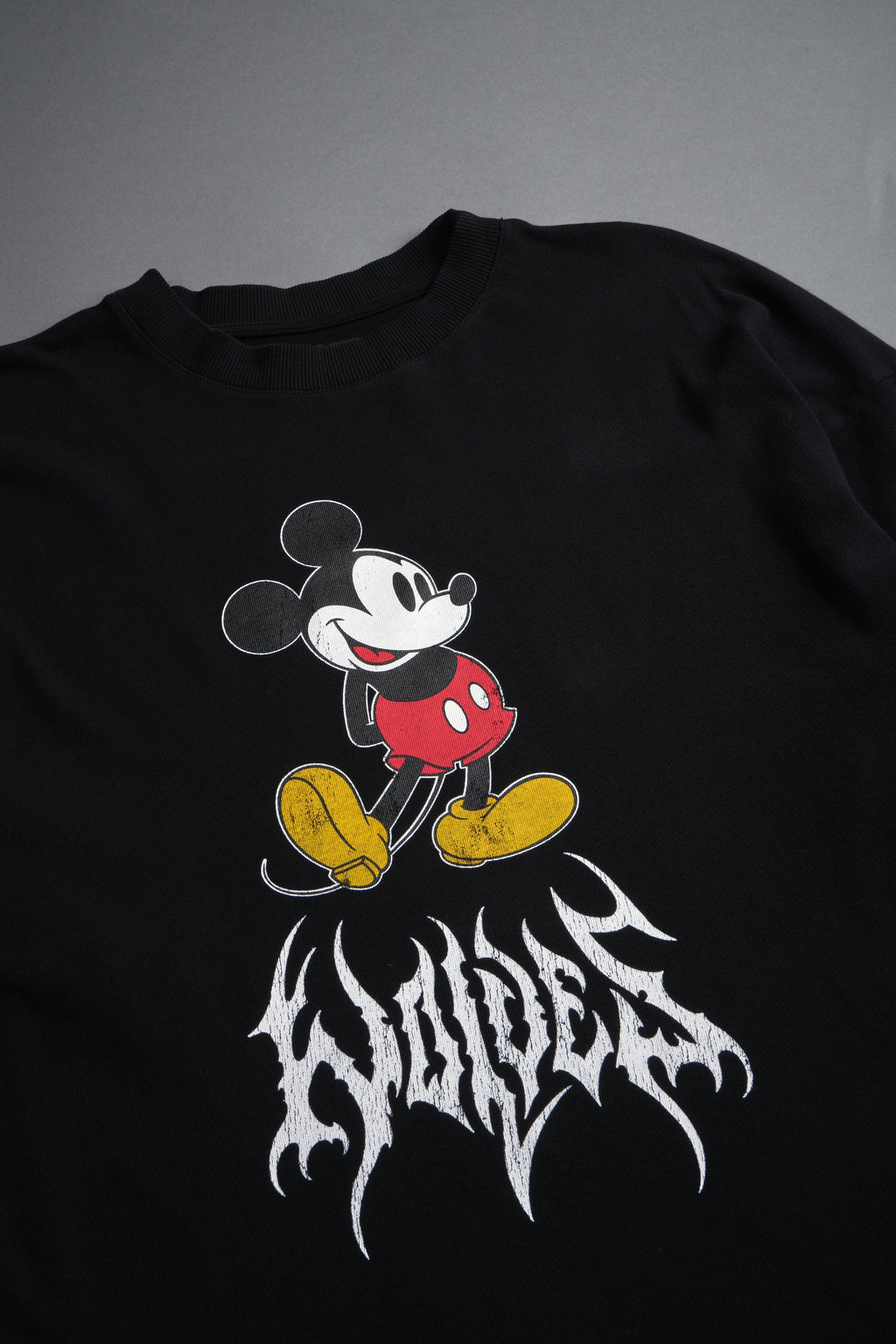 Mickey Mouse Hesh Premium Oversized Tee in Black