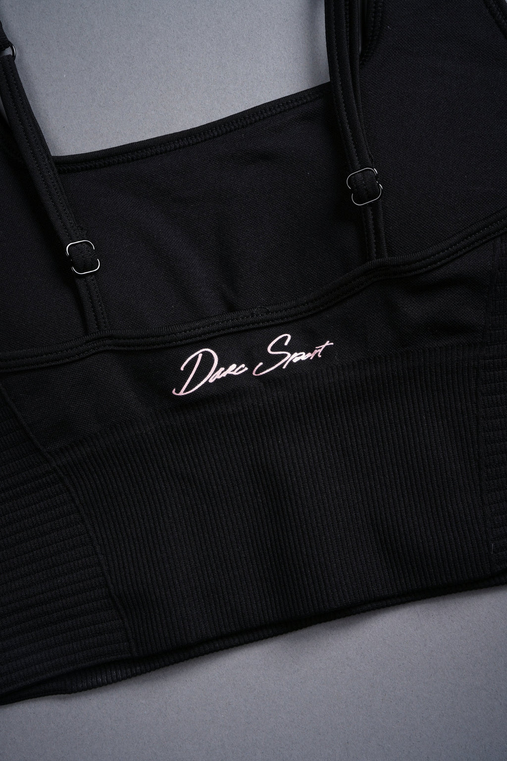 Keep On Fighting "Everson Seamless" Valencourt Bra in Black — imagem 6