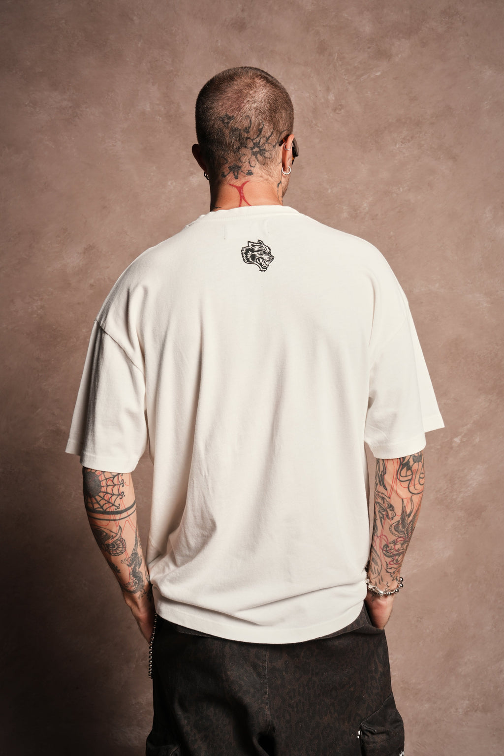Mickey Mouse Hesh Premium Oversized Tee in Cream