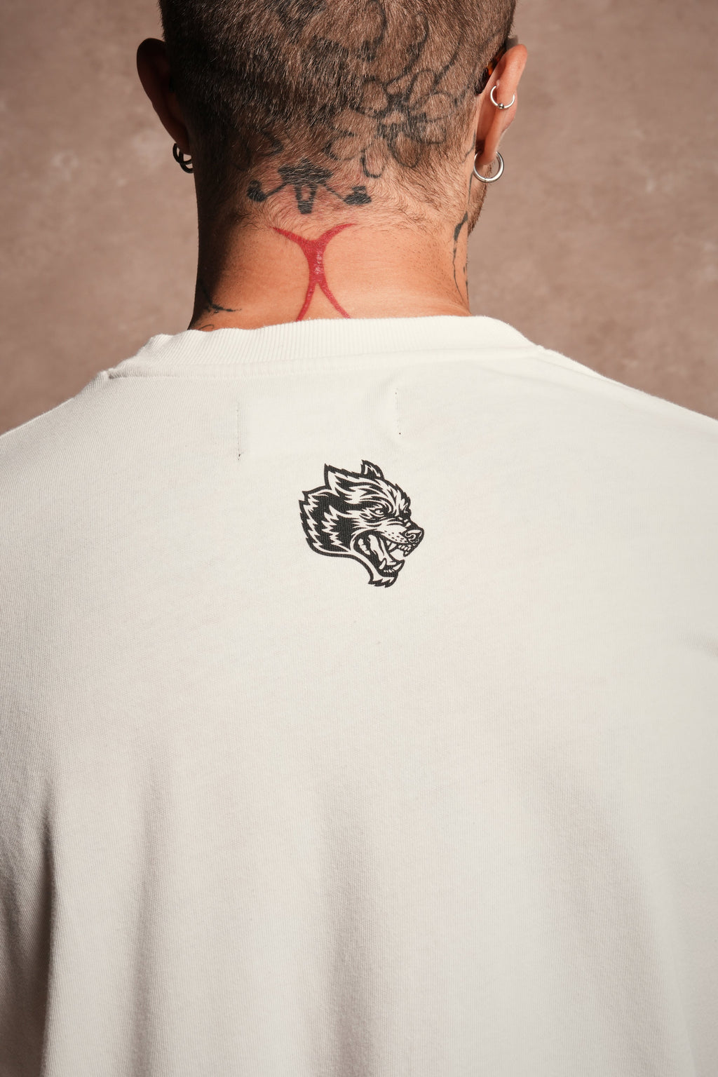 Mickey Mouse Hesh Premium Oversized Tee in Cream