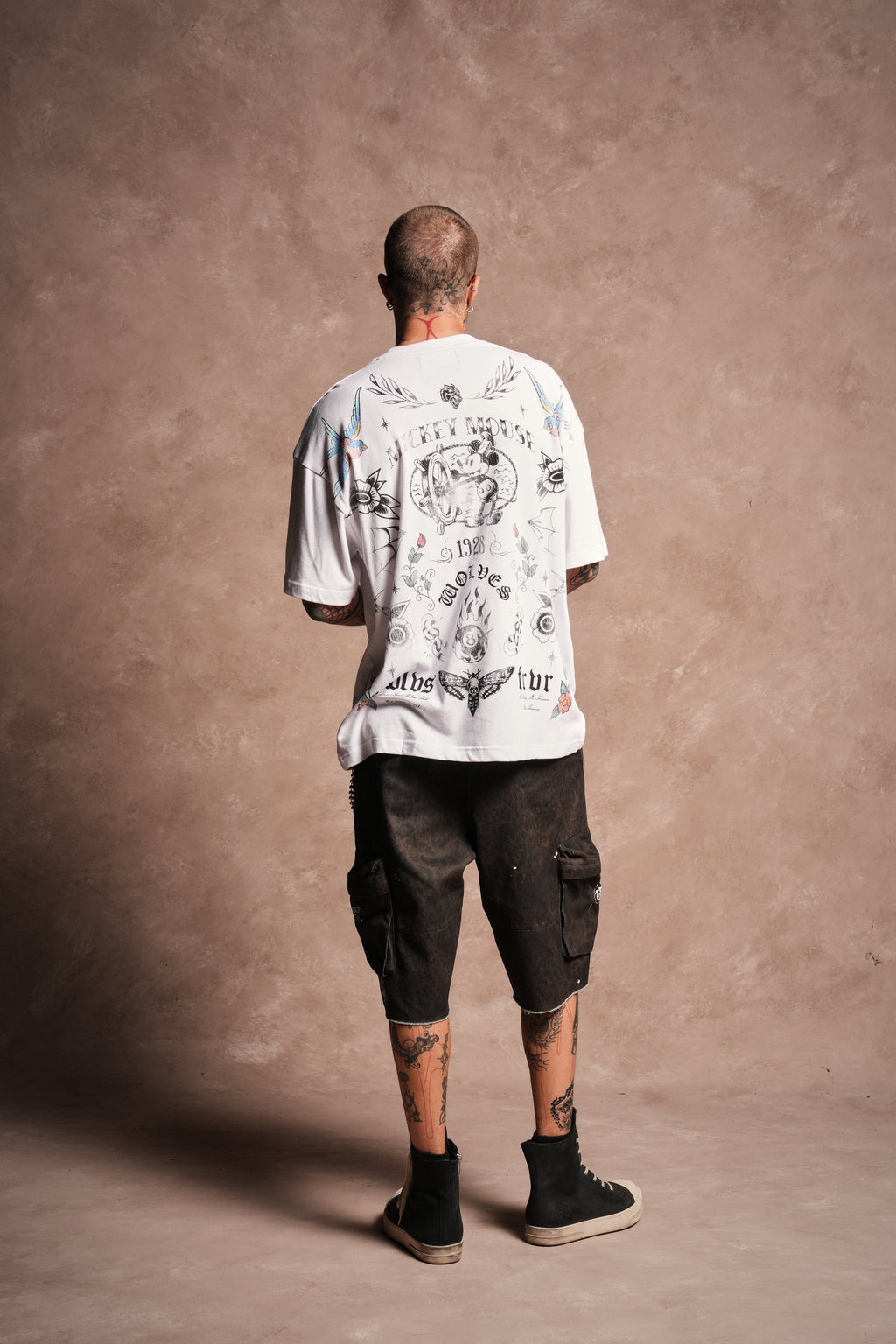 Darc Flash Duke Cargo Shorts in Darc Brown Leopard