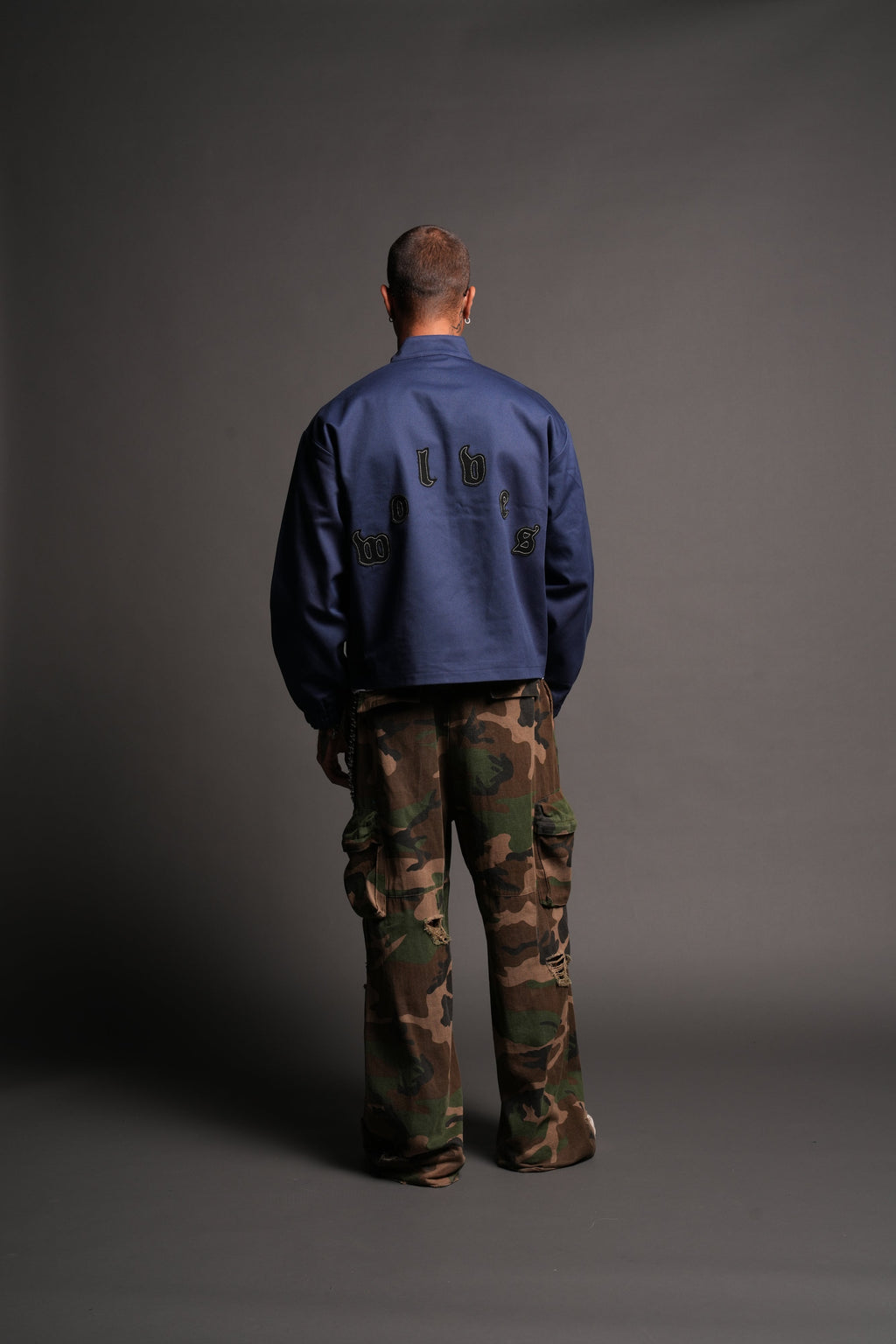 Fallen Virtues Shelby Jacket In Navy - imagem 6