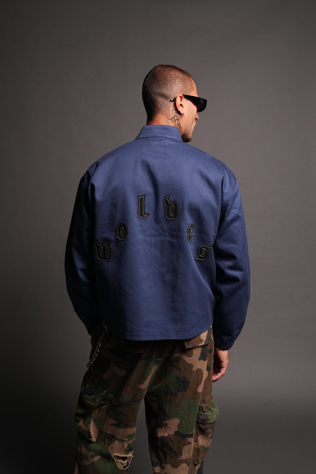 Fallen Virtues Shelby Jacket In Navy - imagem 2