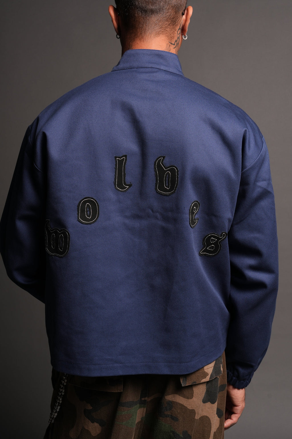 Fallen Virtues Shelby Jacket In Navy - imagem 9