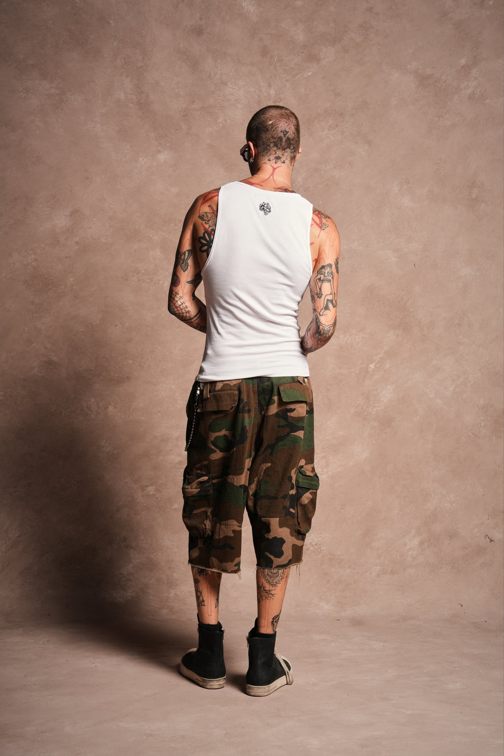 Mickey Mouse OnlyUs Ribbed Tank V2 in White