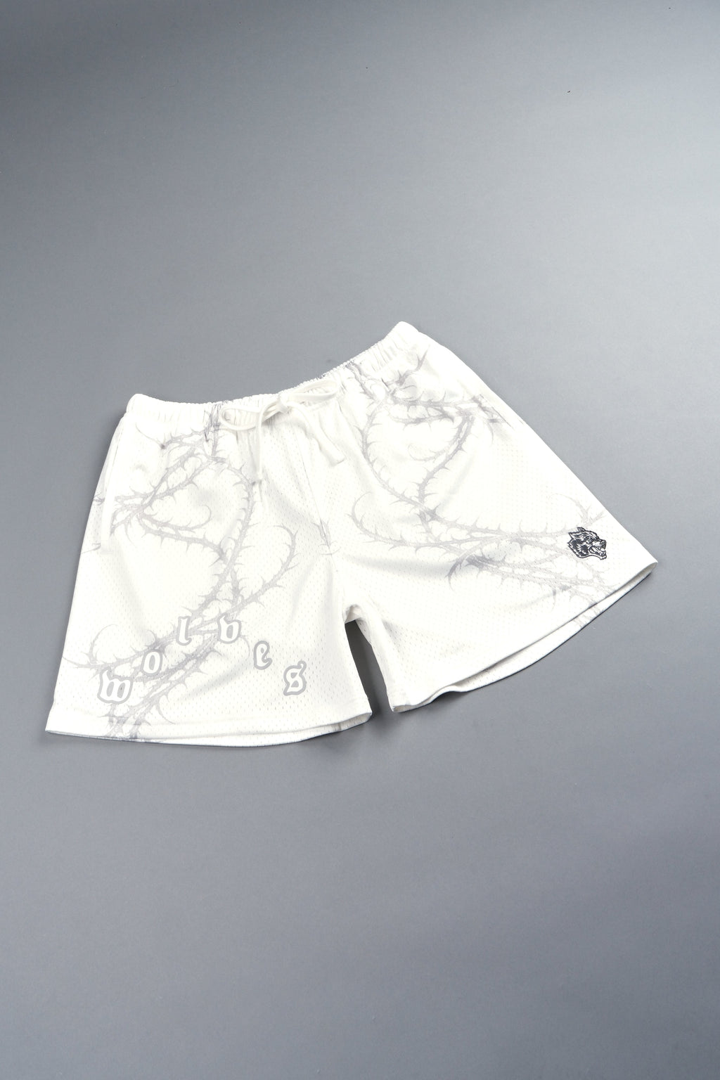 Thorns Frvr Mesh Shorts In White — imagem 3