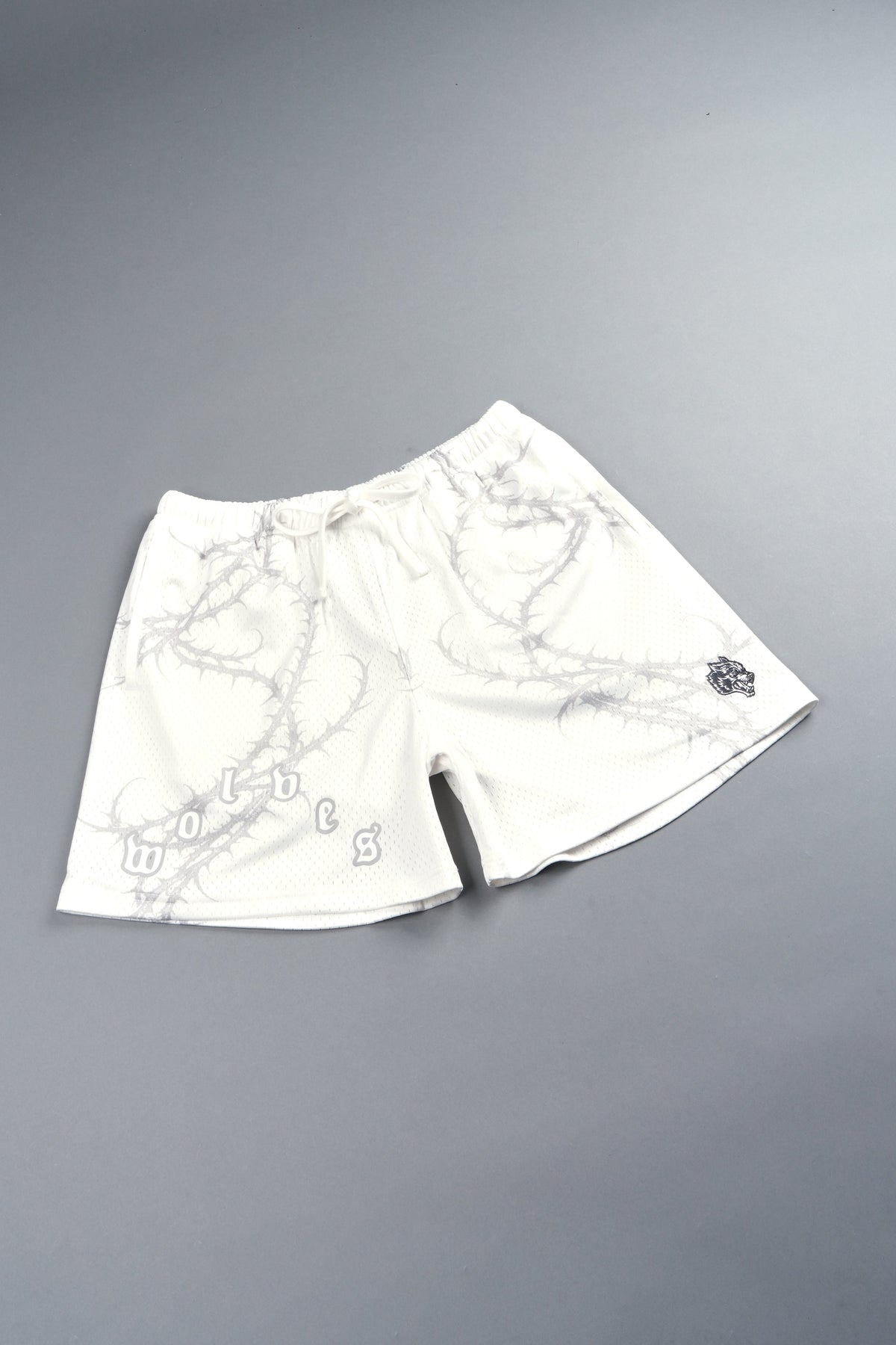 Thorns Frvr Mesh Shorts In White — imagem 3