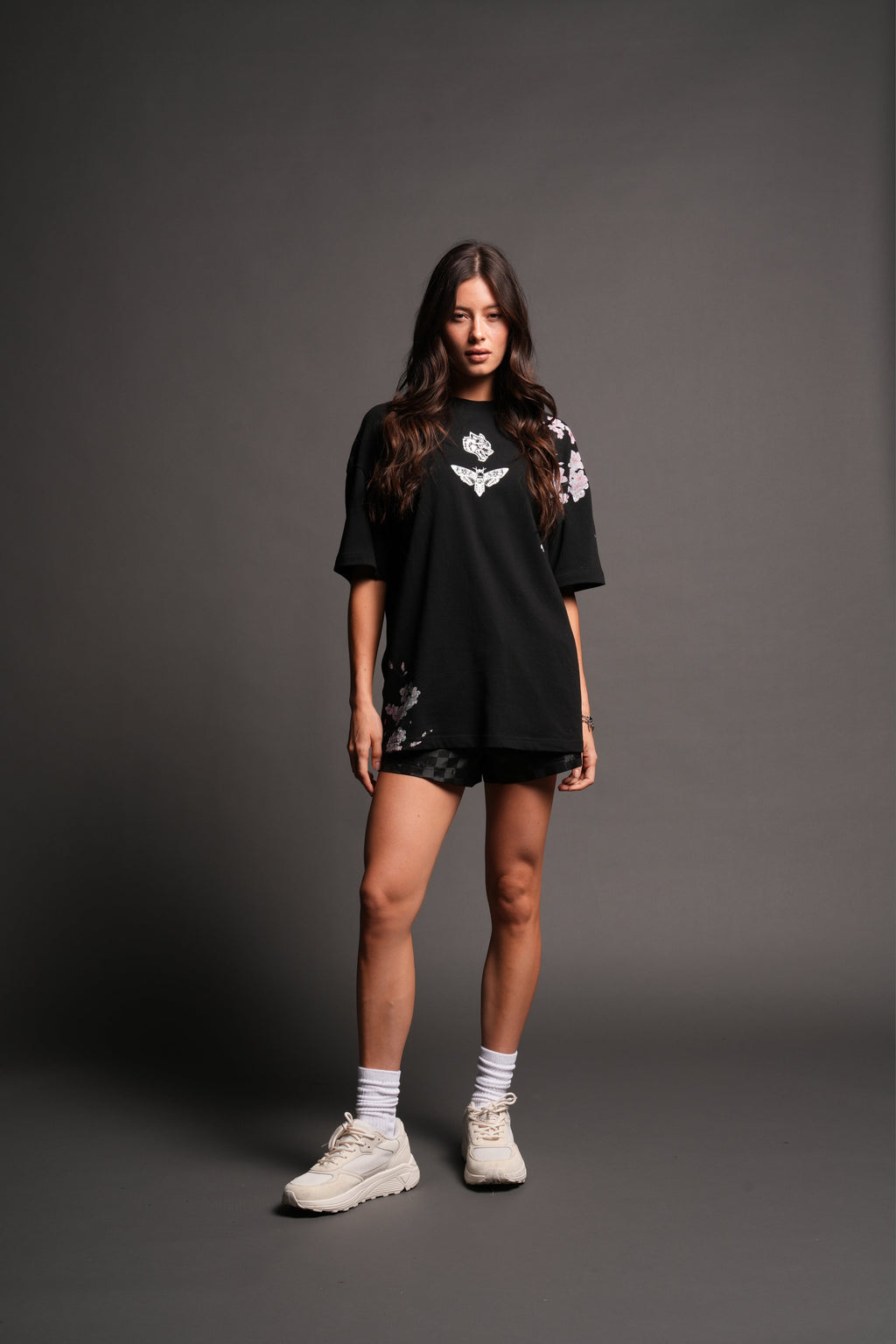 Sakura Summer Pump Cover In Black — imagem 3