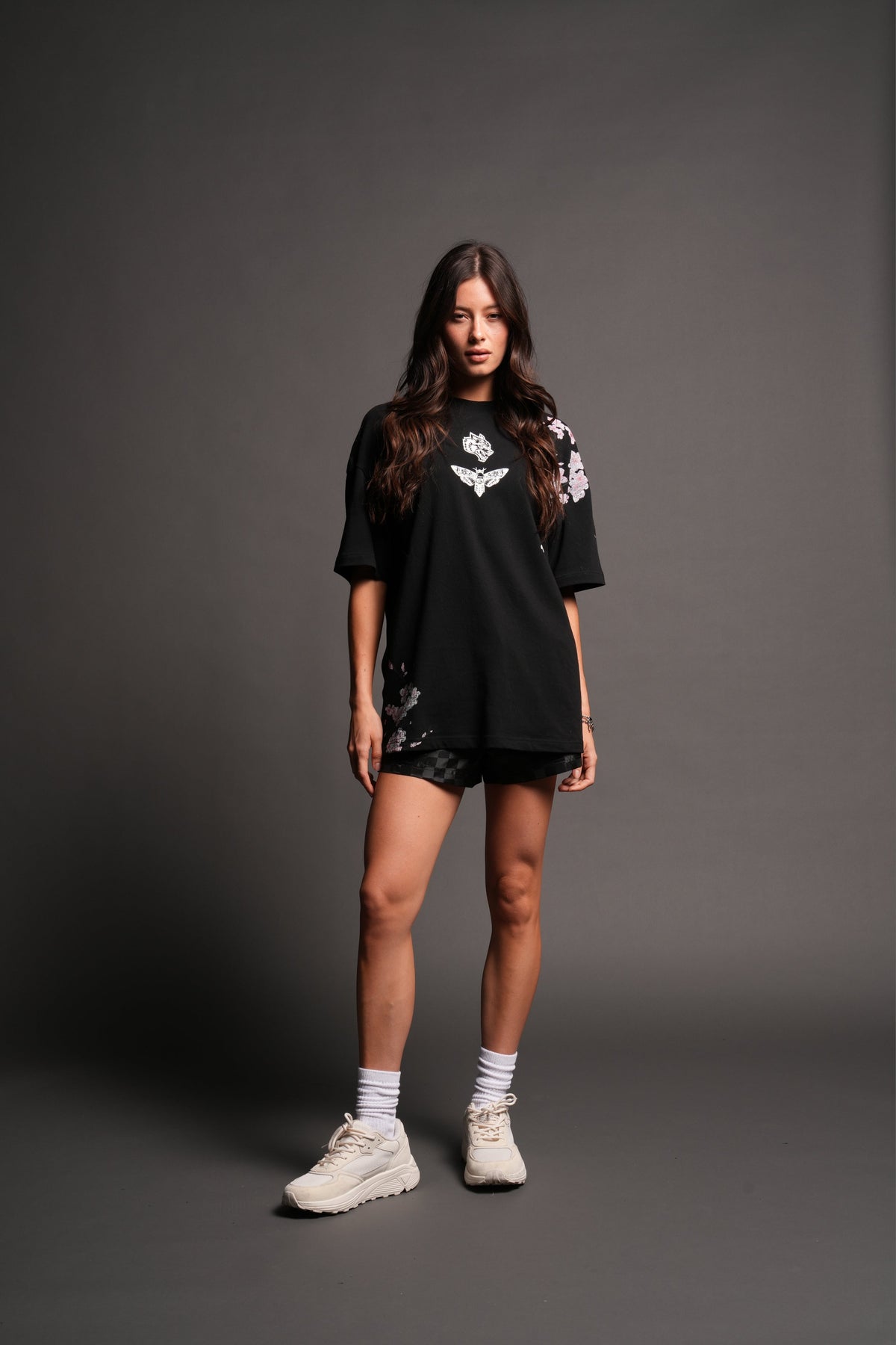Sakura Summer Pump Cover In Black — imagem 3