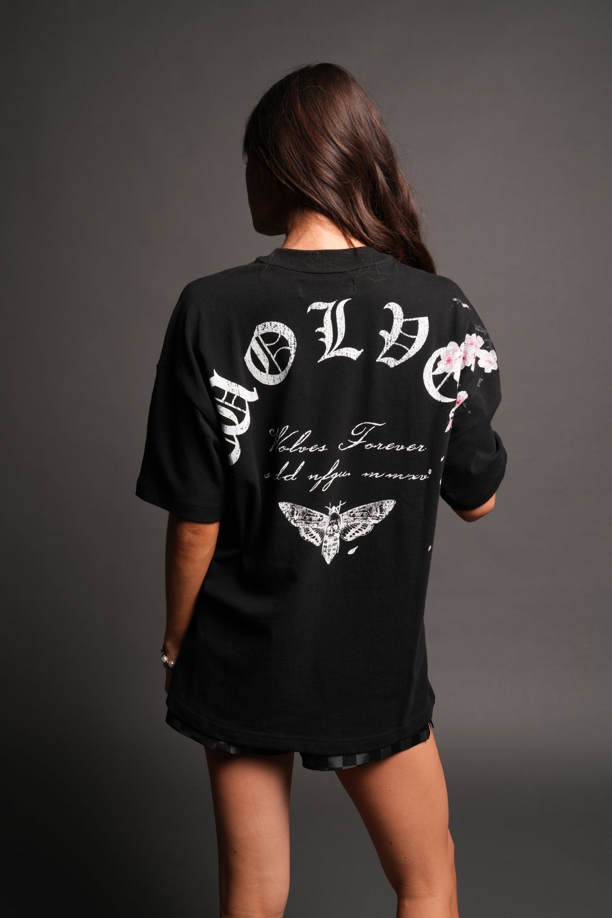 Sakura Summer Pump Cover In Black — imagem 2