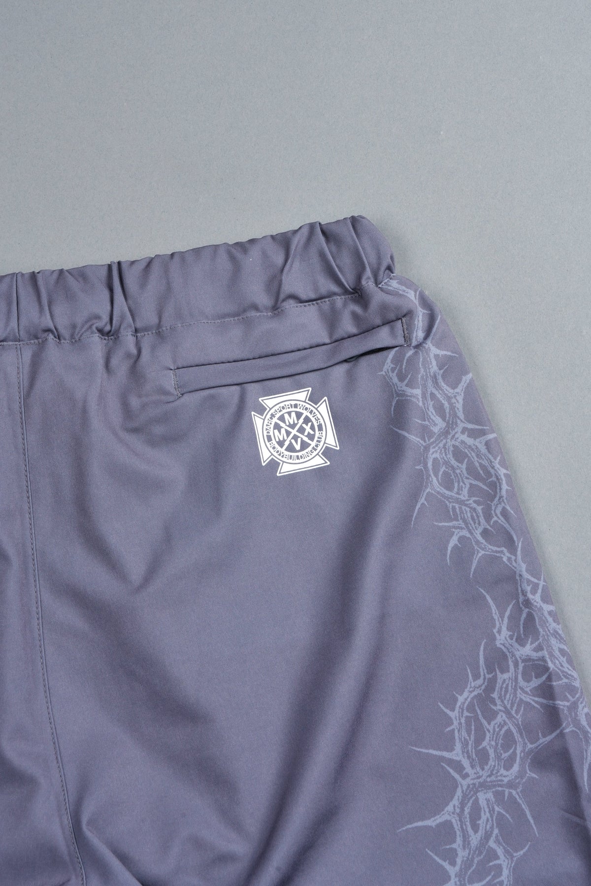 Exo Thorns Compression Shorts In Slate Gray — imagem 7