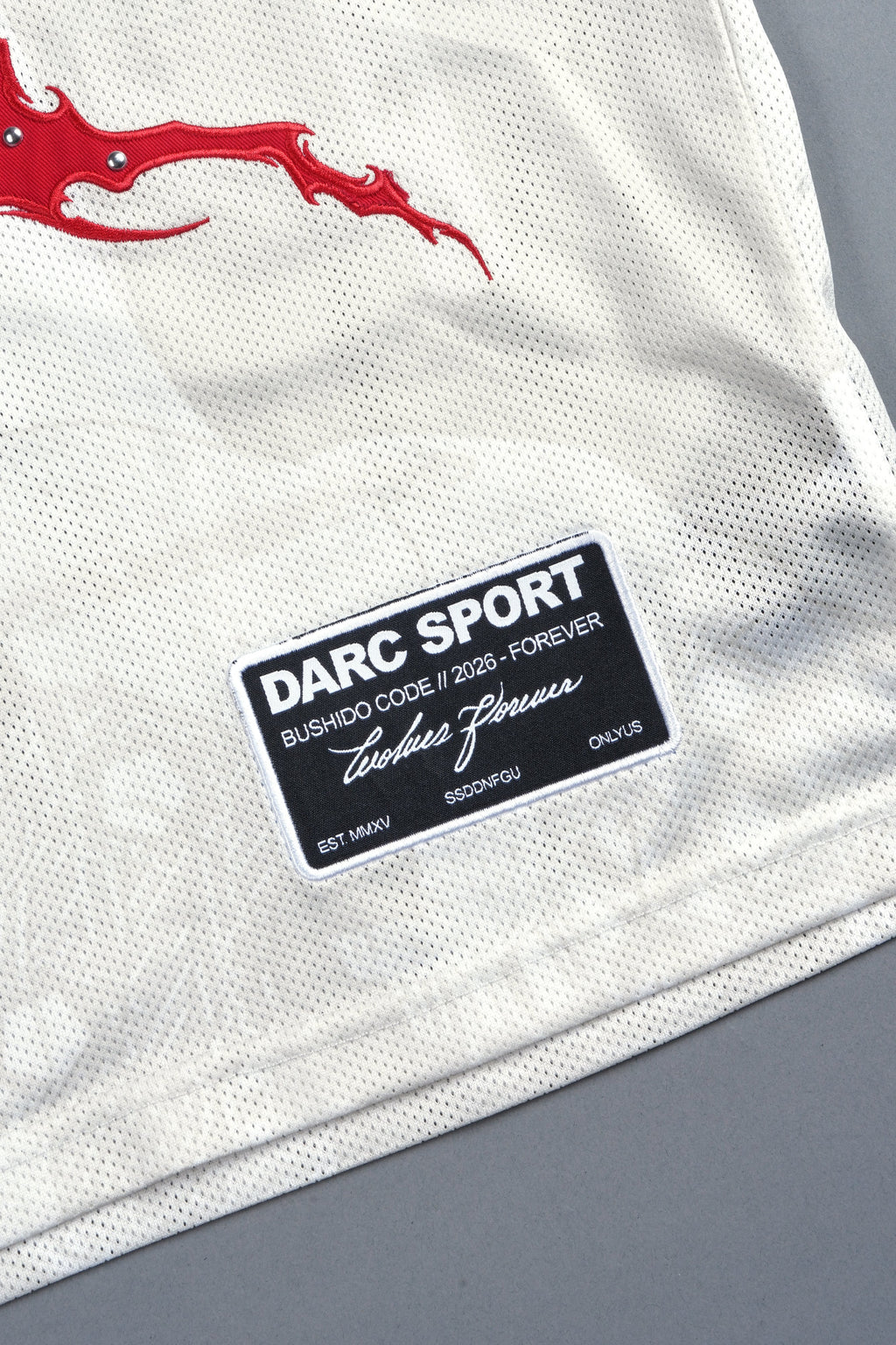 Gashadokuro Emmitt Football Jersey in Cream — imagem 12