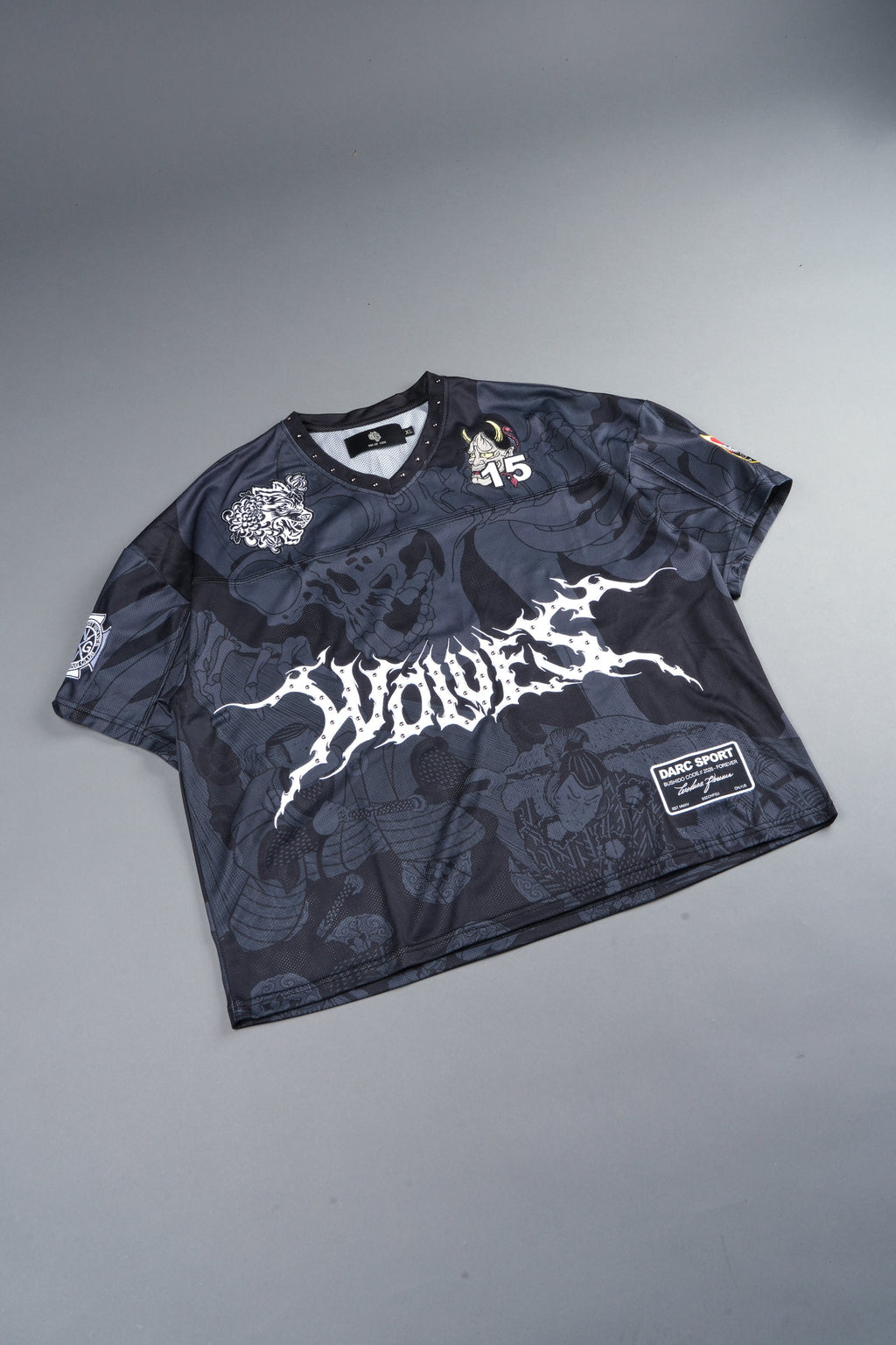 Gashadokuro Emmitt Football Jersey in Black — imagem 9