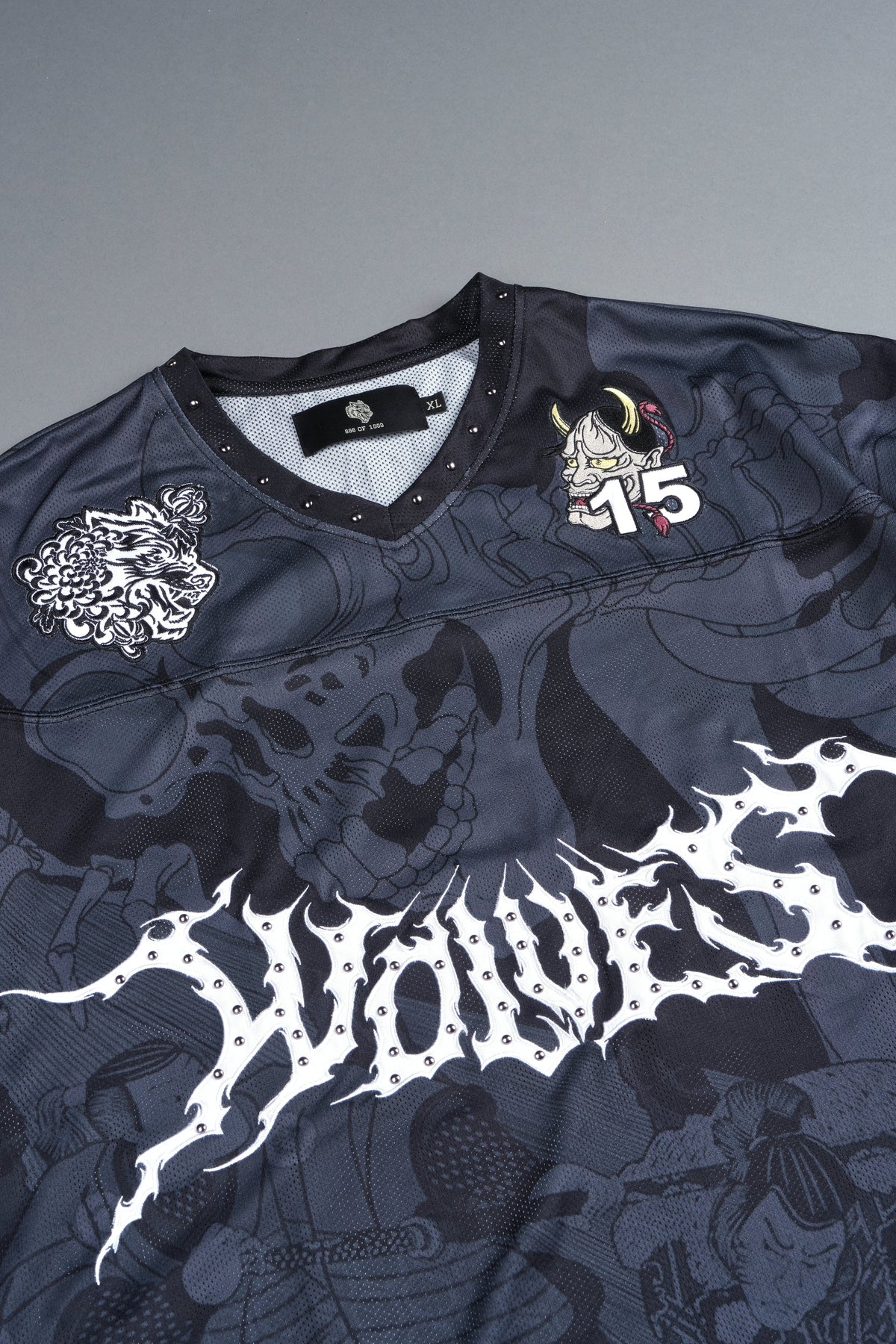 Gashadokuro Emmitt Football Jersey in Black — imagem 11