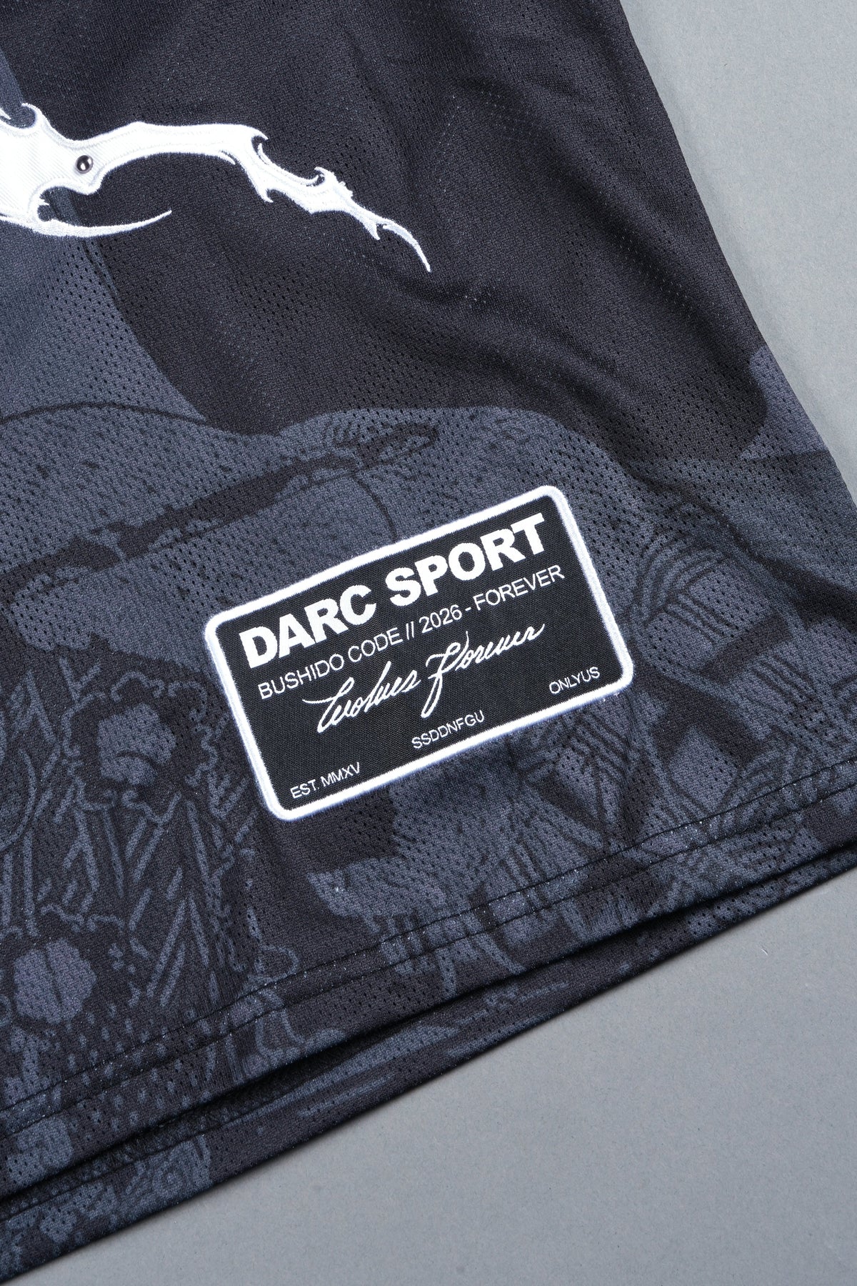 Gashadokuro Emmitt Football Jersey in Black — imagem 12
