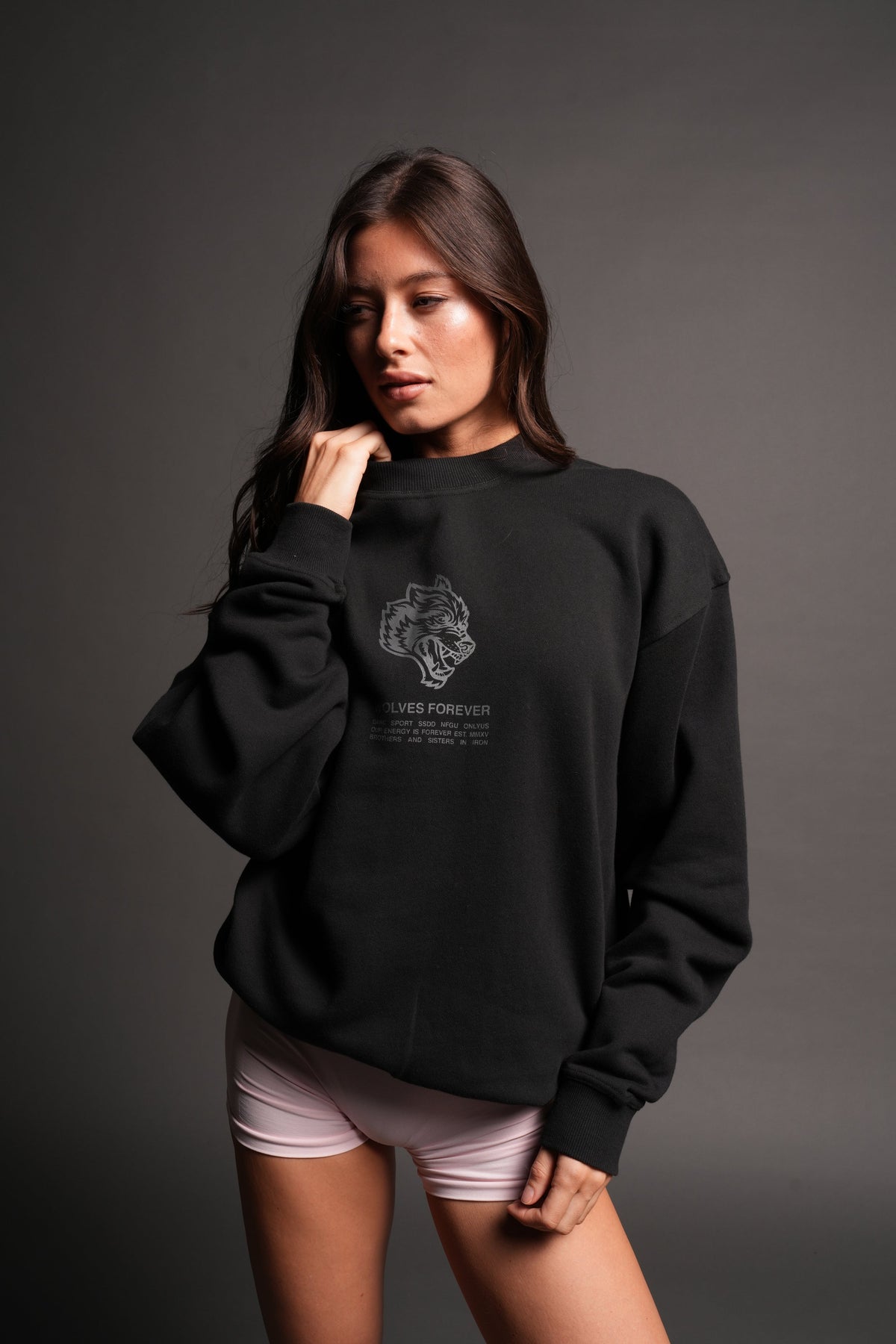 Wolves Have Your Back London Crewneck In Black - imagem 1
