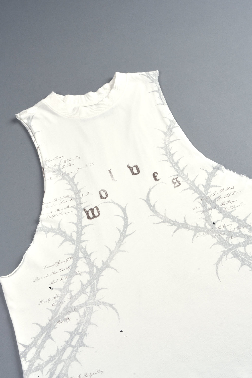 Thorns Frvr Tommy Muscle Tee In Cream — imagem 4