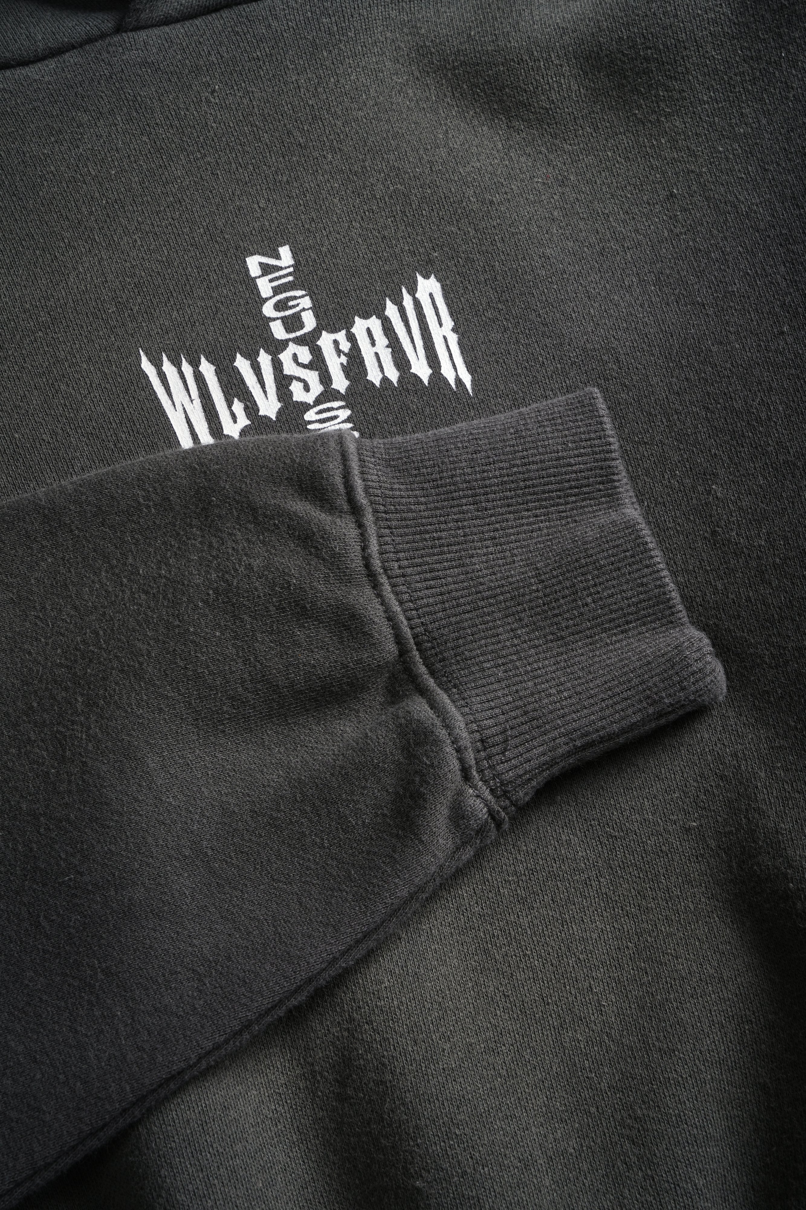 Finite Flame "Rose" She Hoodie in Wolf Gray Drift Wash — imagem 7
