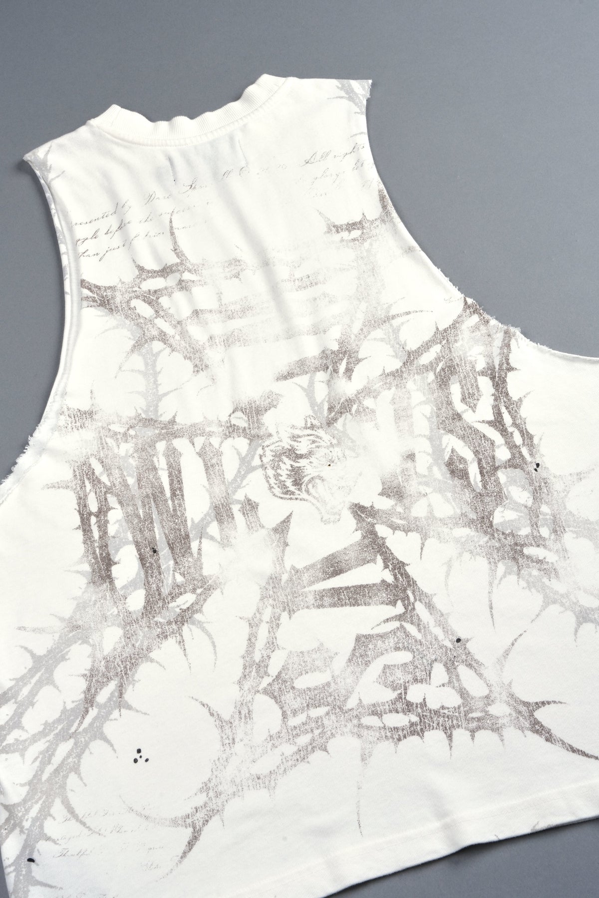 Thorns Frvr Tommy Muscle Tee In Cream — imagem 6