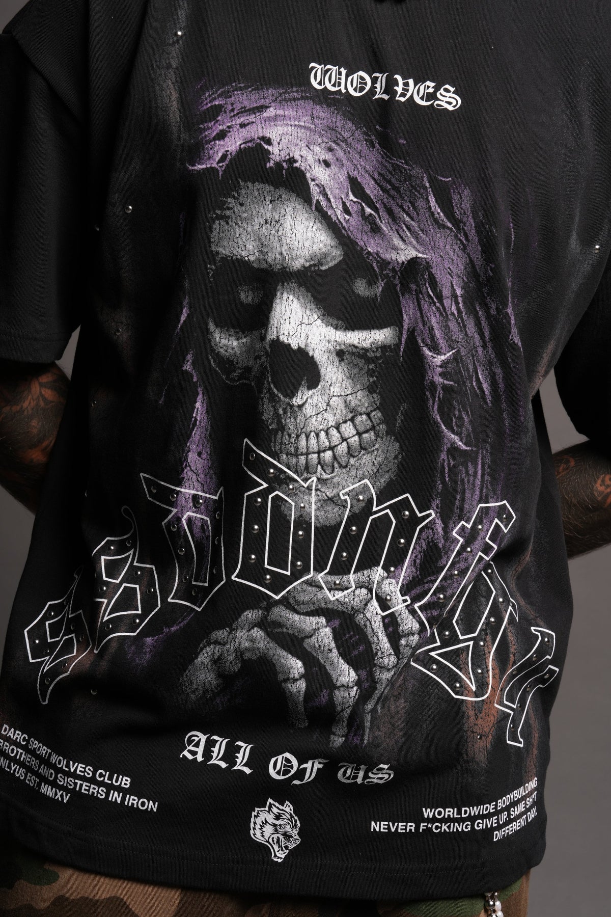 Reaper'S Calling Premium Oversized Tee In Black - imagem 7