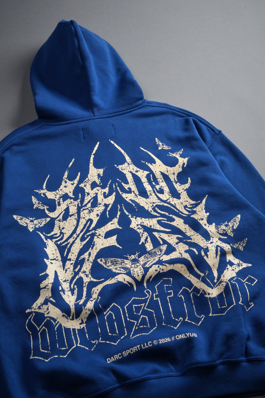 Ssddnfgu Hesh Pierce Hoodie in Darc Cobalt — imagem 10