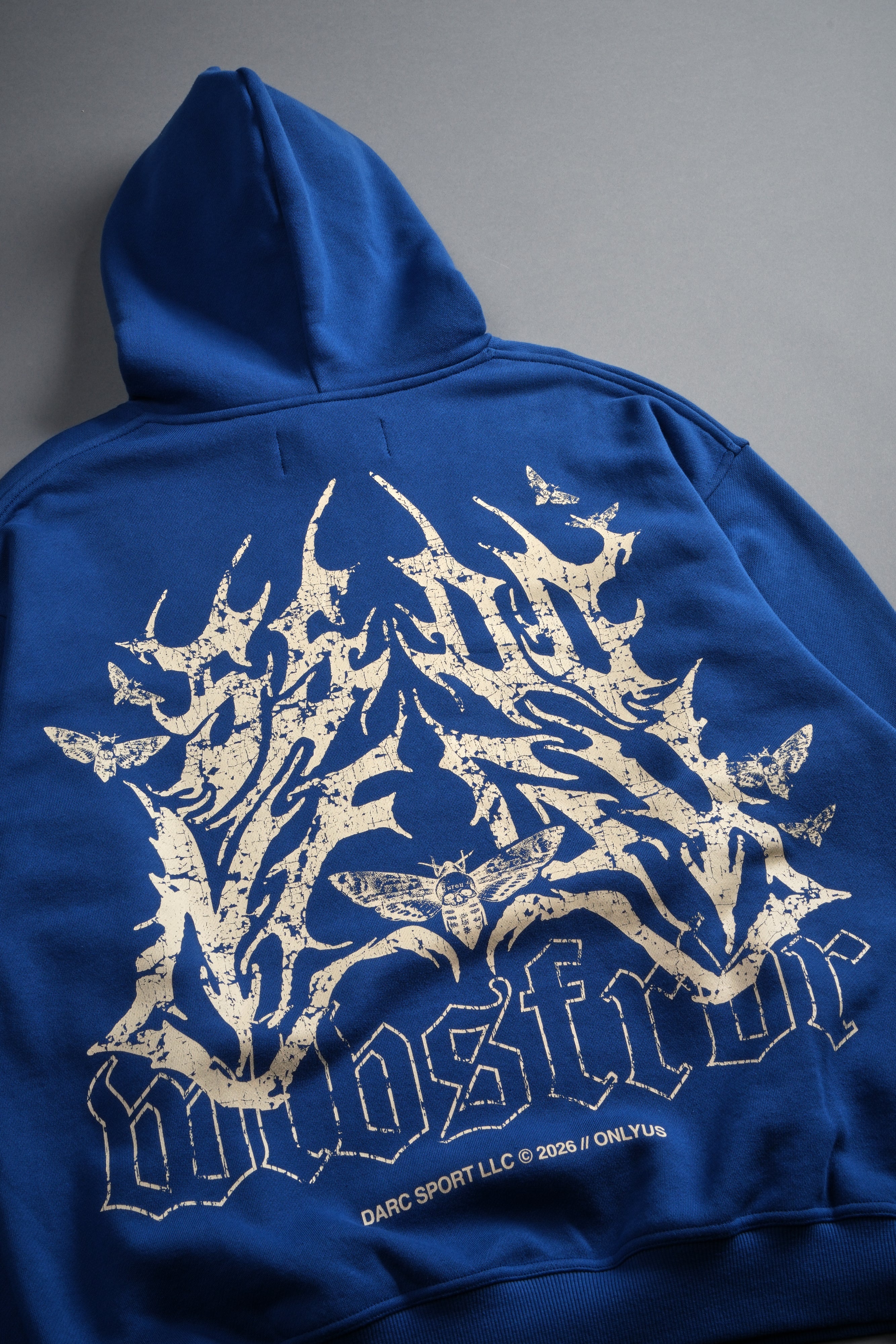 Ssddnfgu Hesh Pierce Hoodie in Darc Cobalt — imagem 10
