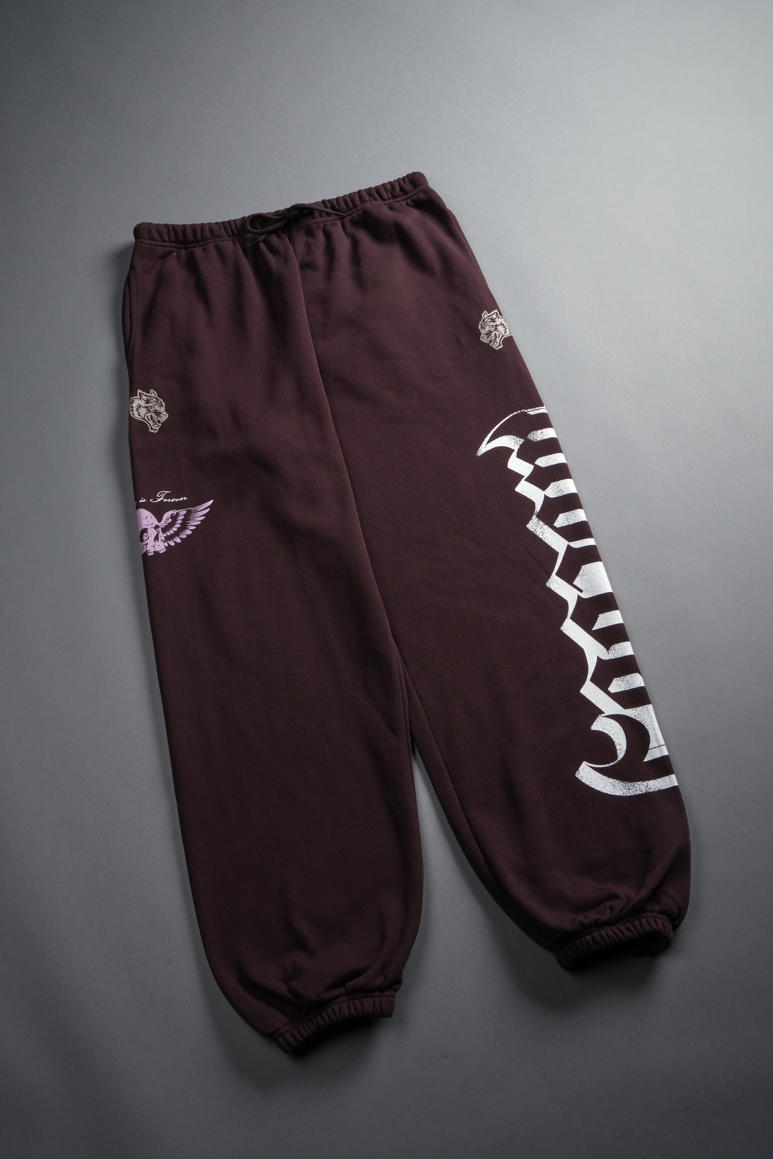 Free Will V2 Lightweight Lounger Sweat Pants in Darc Garnet — imagem 7