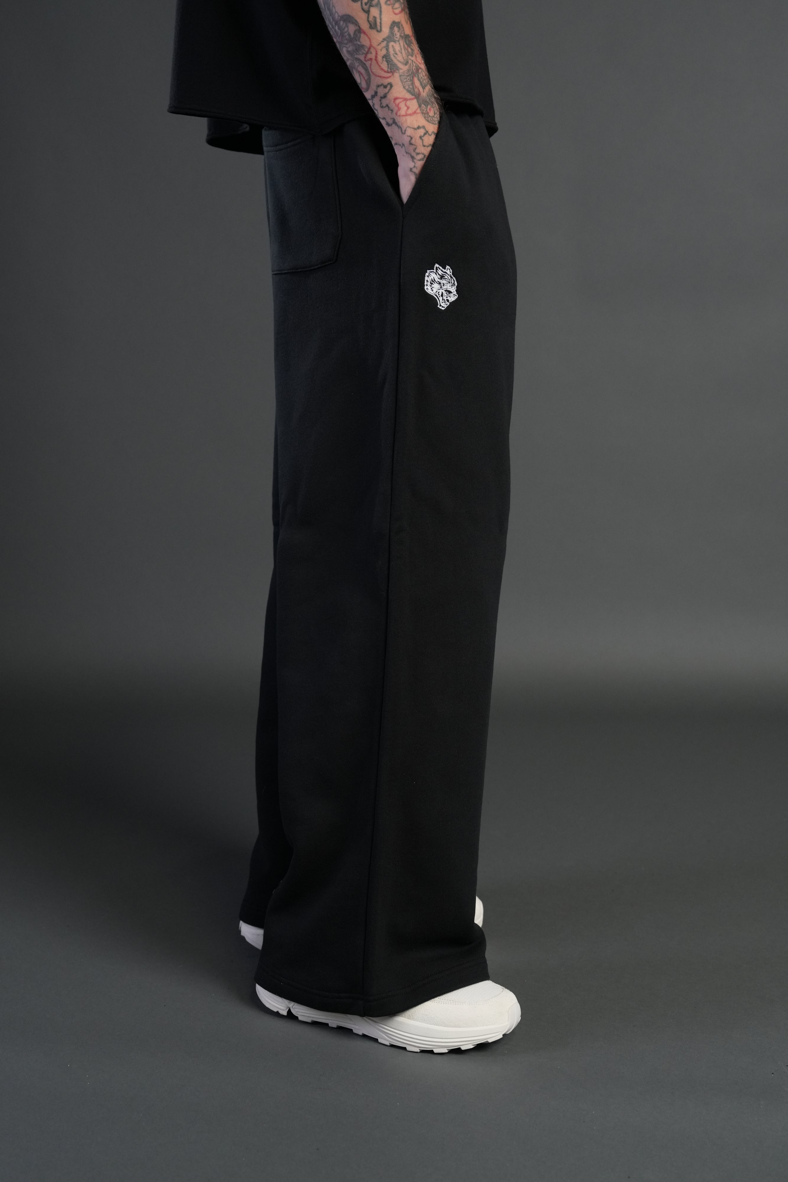 Dual Lennox Sweat Pants in Black