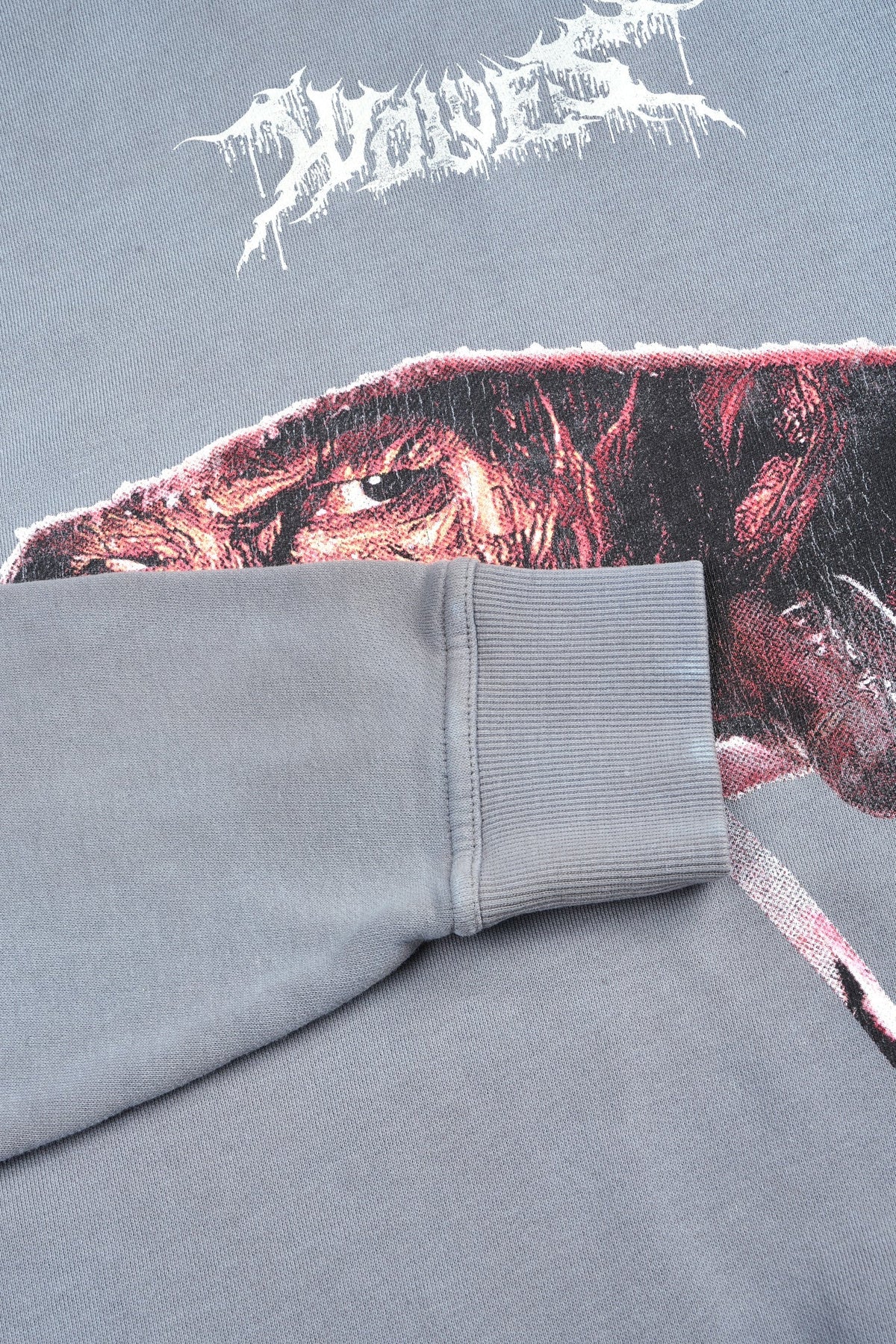Dont Sleep London Crewneck In Dove Gray Super Sun Fade
