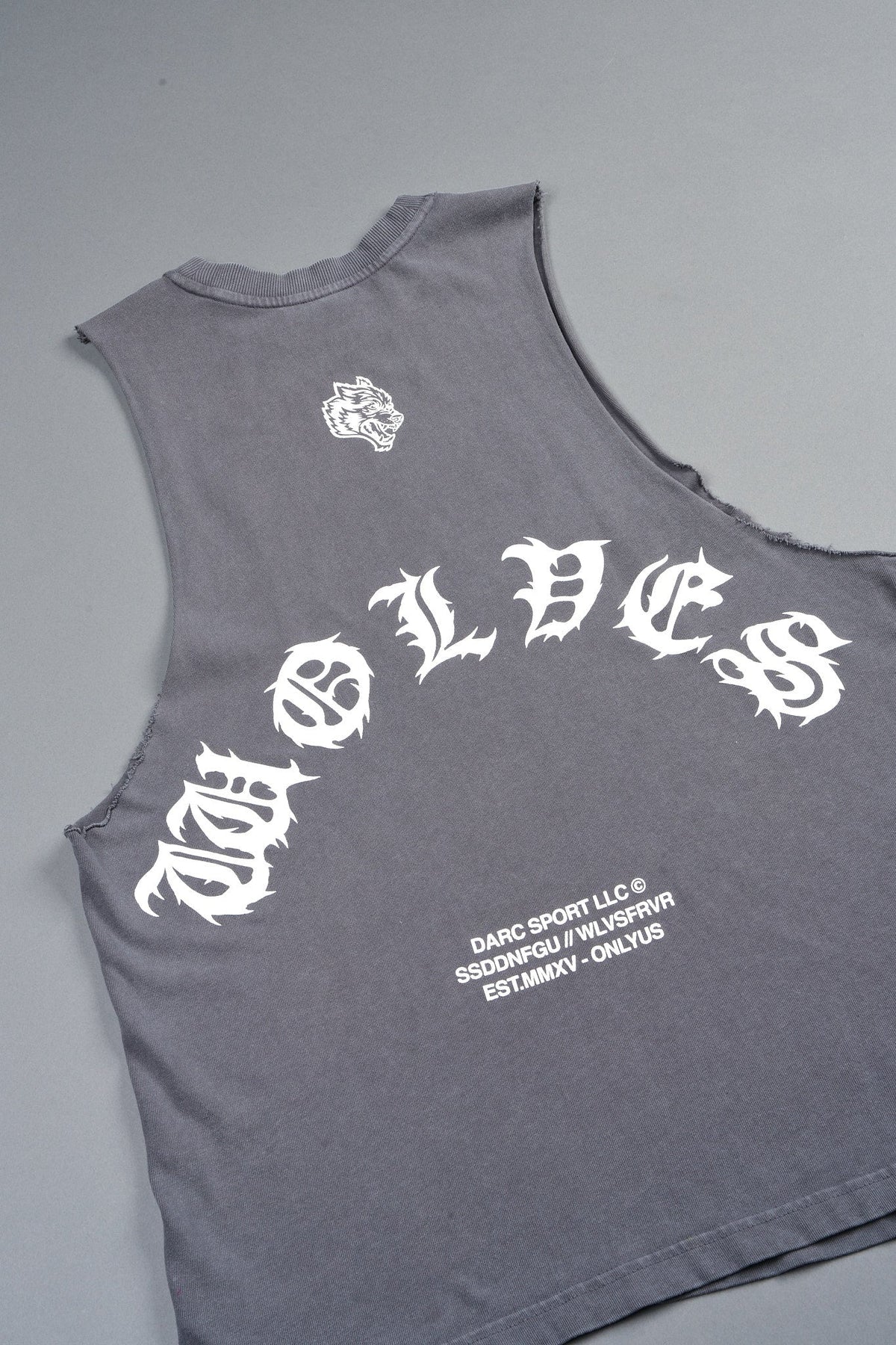 Michael Forever Tommy Muscle Tee In Slate Gray