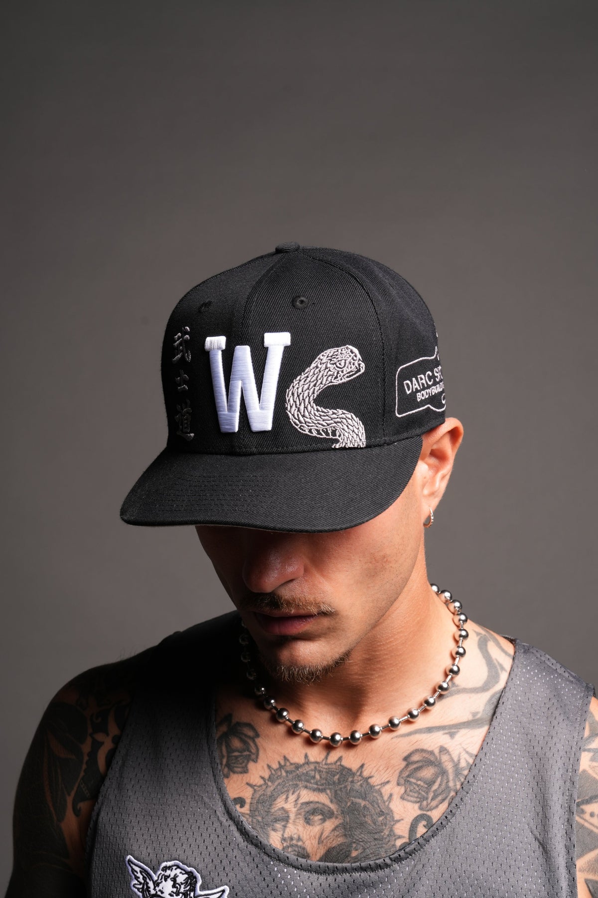 Darc Sport Icons Fitted Cap In Black/Wolf Gray - imagem 3