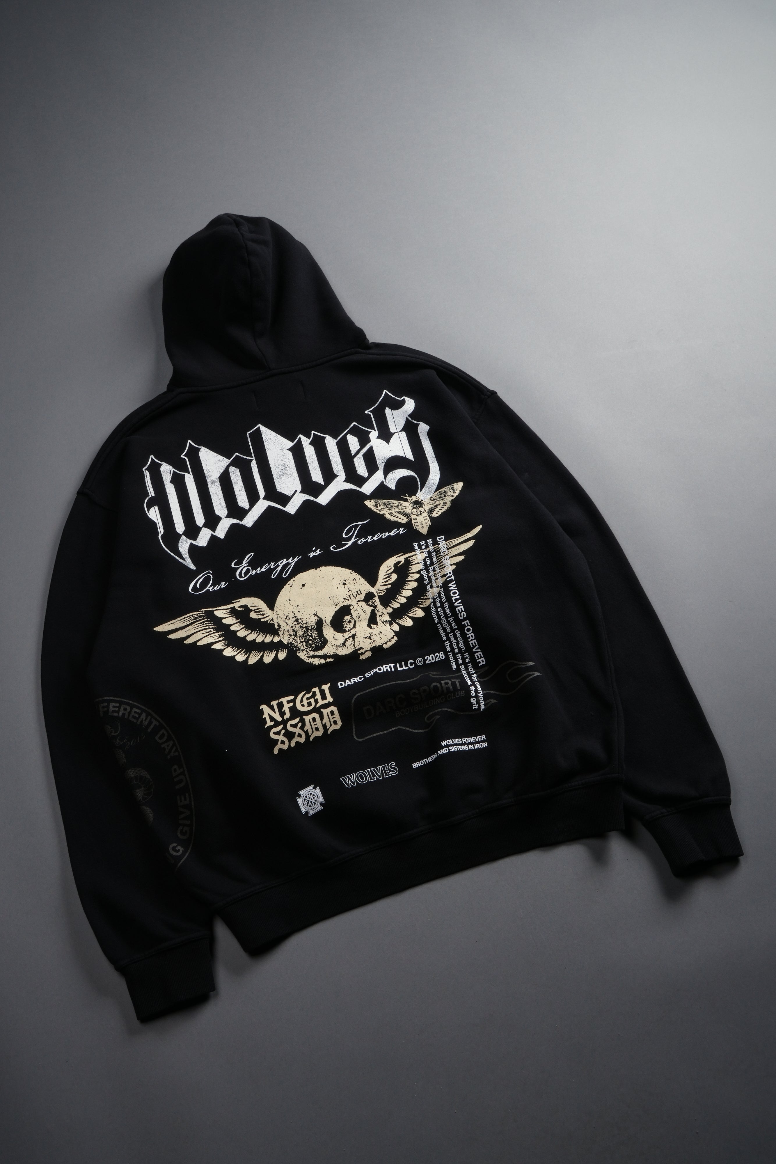Free Will V2 Pierce Hoodie in Black — imagem 10