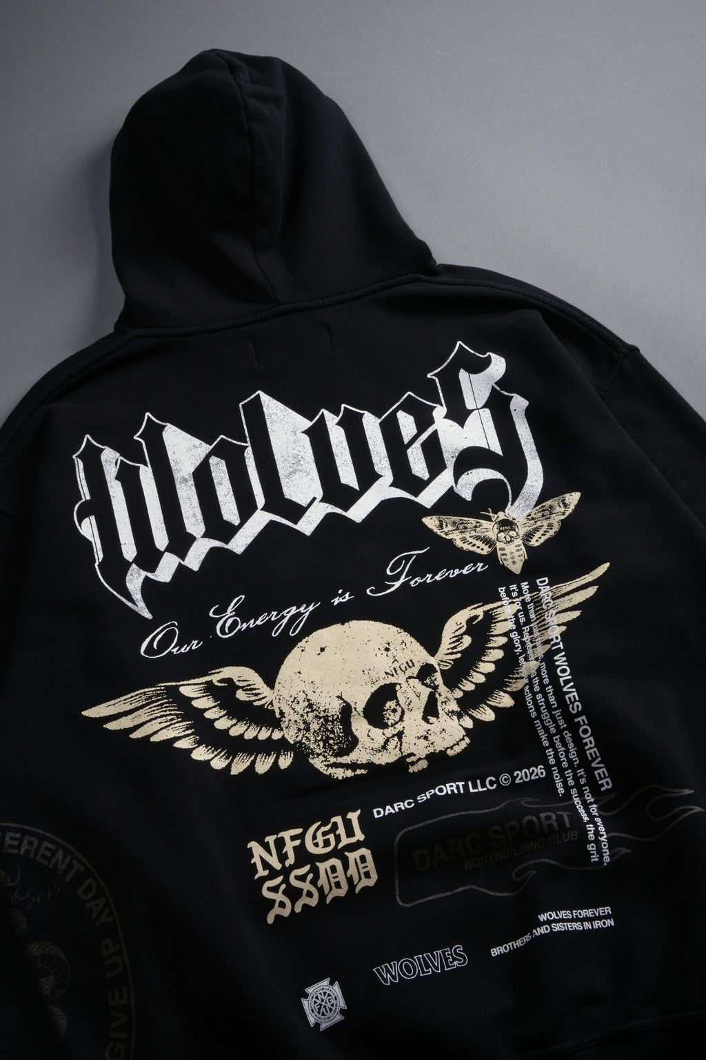 Free Will V2 Pierce Hoodie in Black — imagem 11