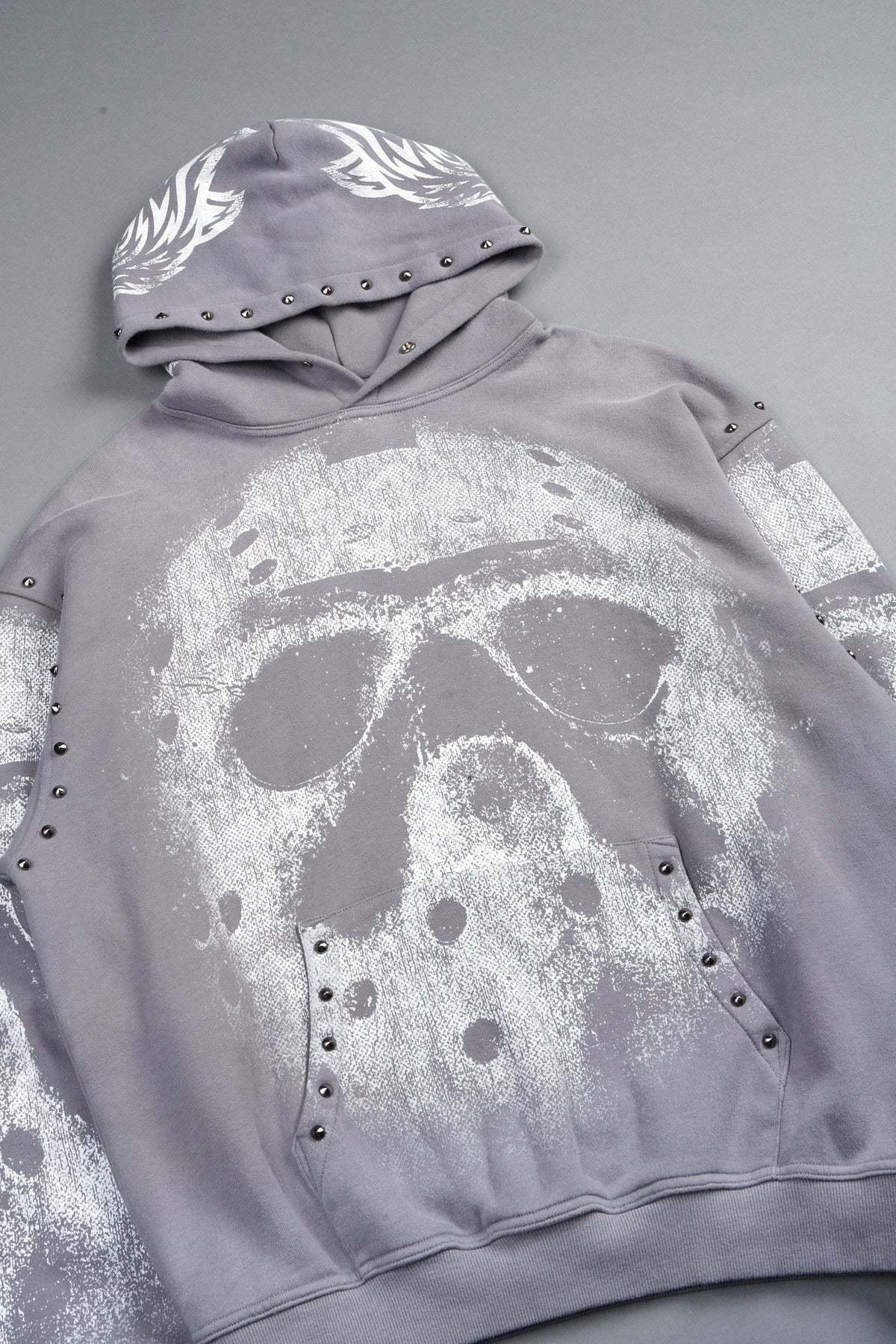 Jason Forever Cornell Hoodie In Dove Gray Drift Wash