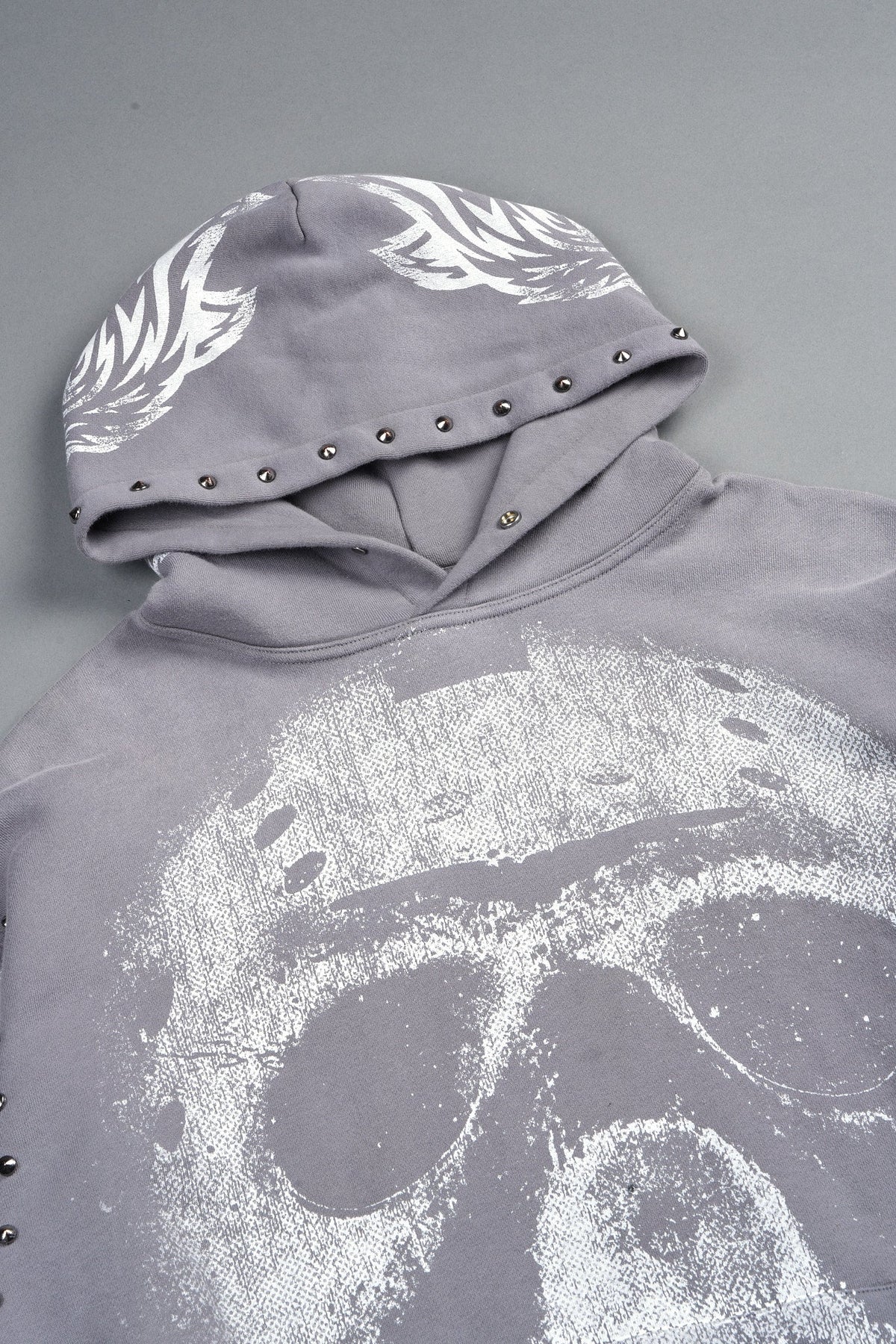 Jason Forever Cornell Hoodie In Dove Gray Drift Wash