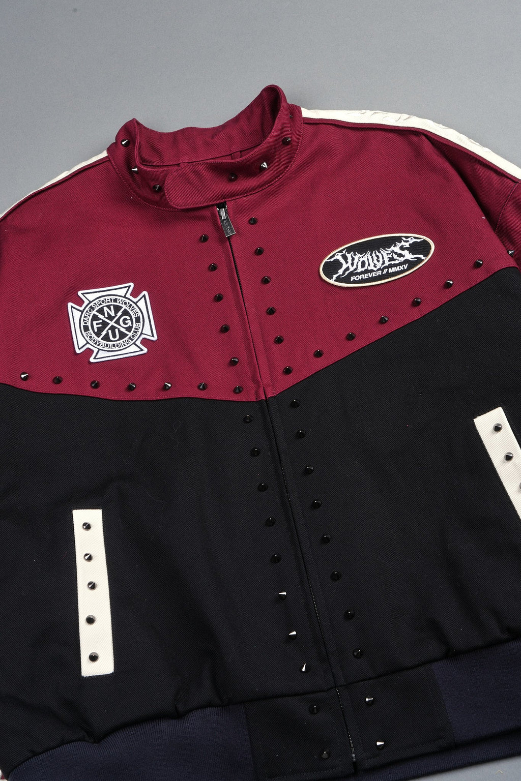 Mori Thorns Gordon Racing Jacket In Black/Oxblood