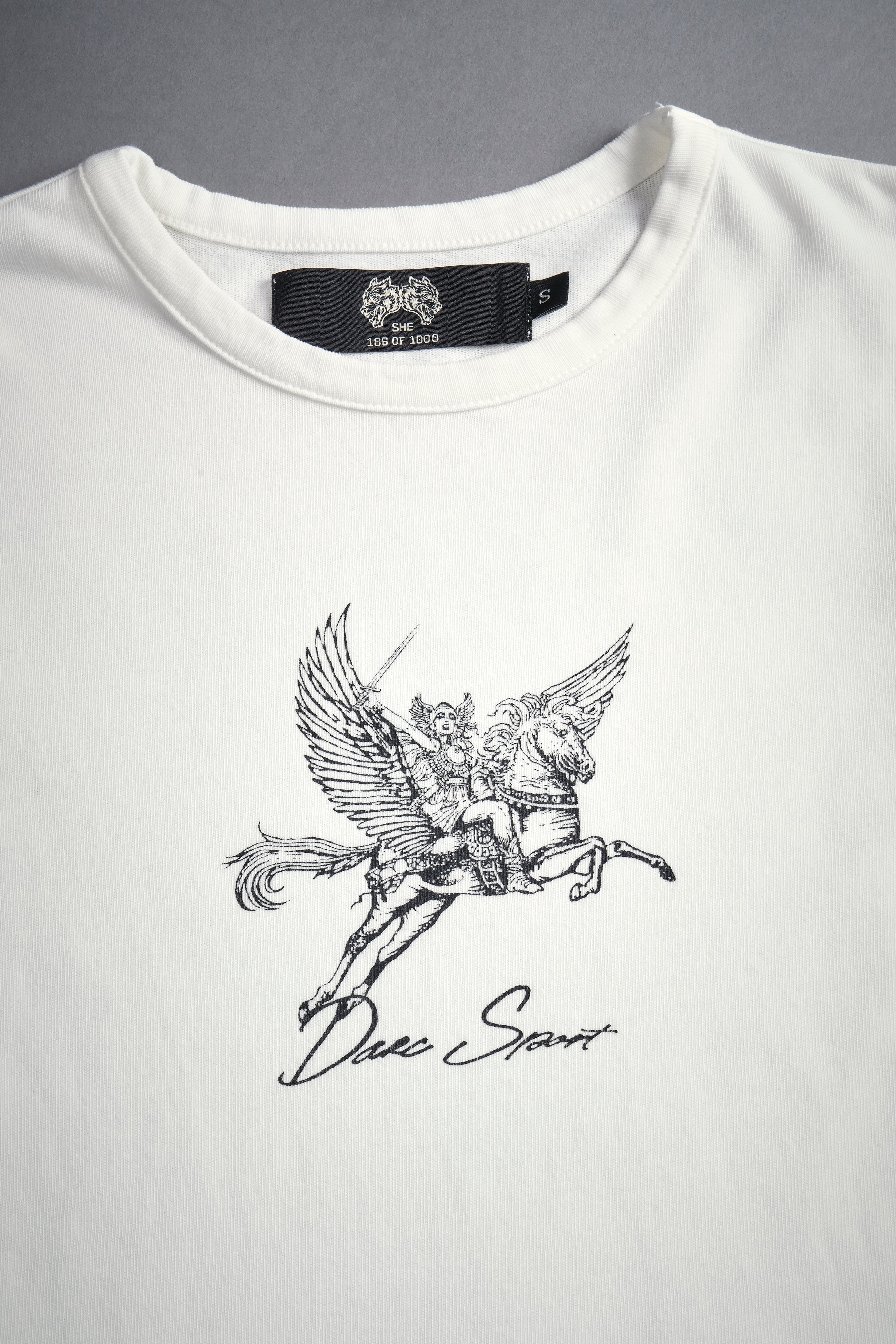 Valkyrie "Baby" Tee in Cream — imagem 6