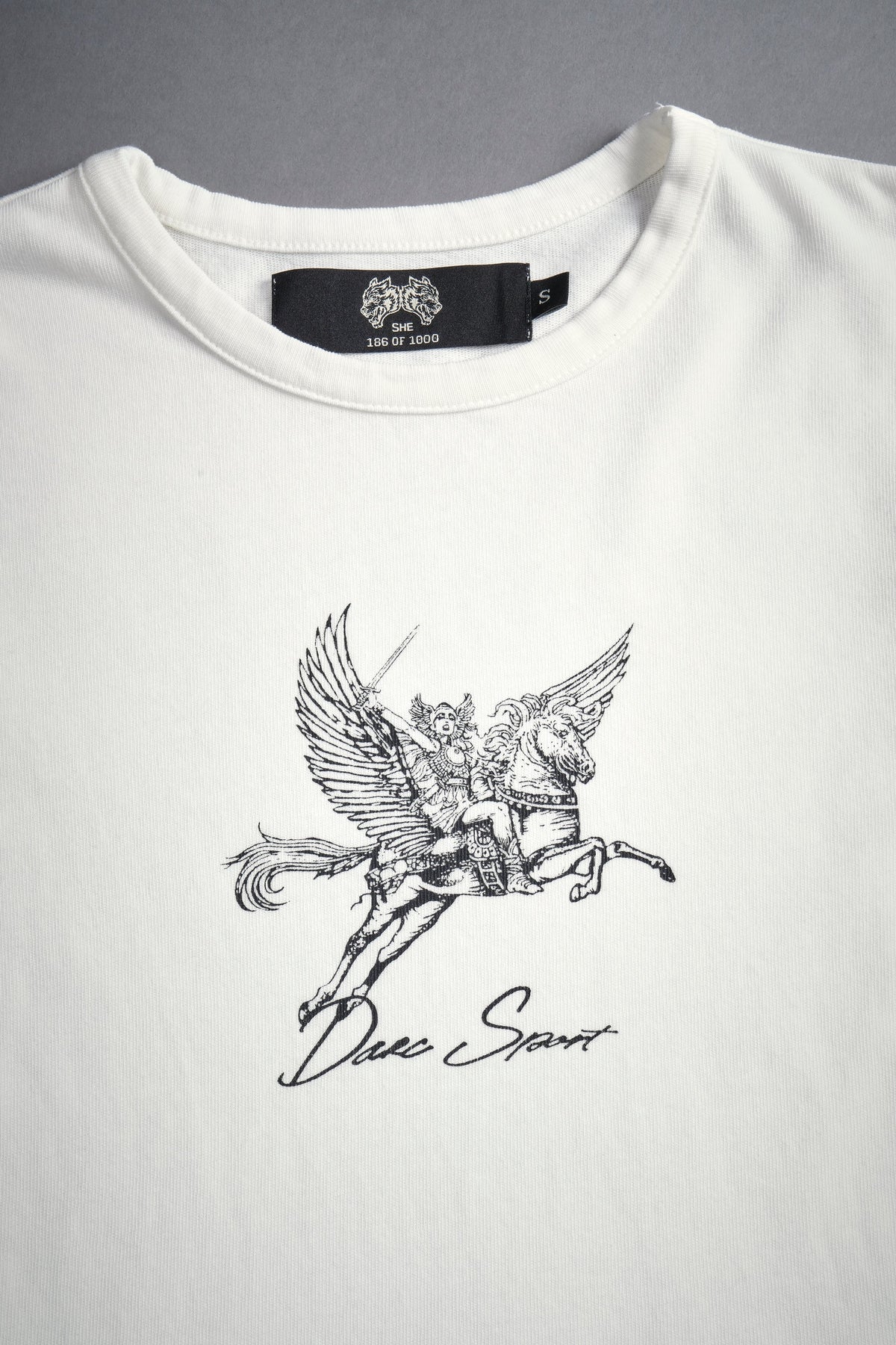 Valkyrie "Baby" Tee in Cream - imagem 6