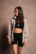 Wolves Chopper Anya Premium Double Zip Hoodie in Clay Leopard - imagem 1