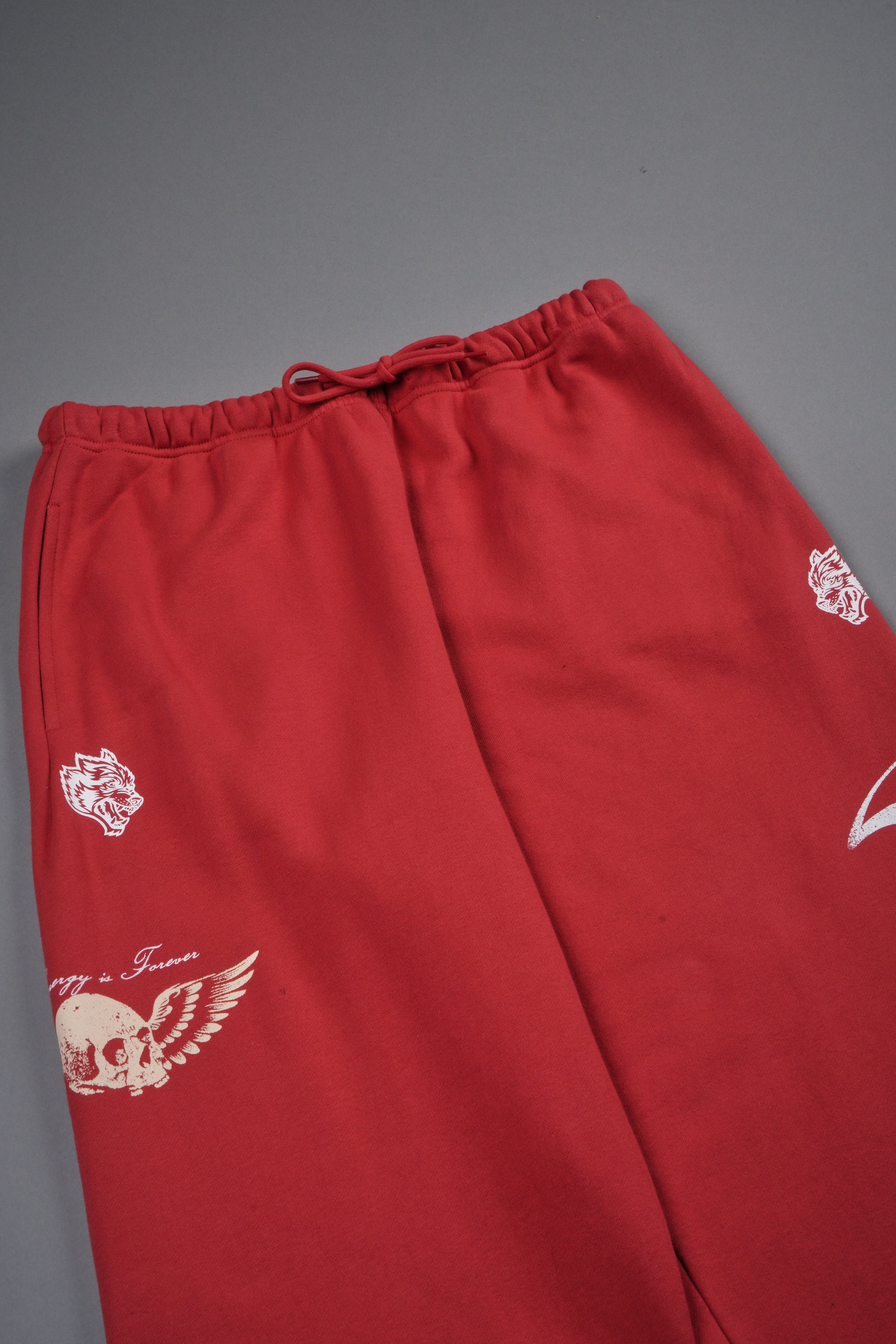 Free Will V2 Lightweight Lounger Sweat Pants in Roman Red — imagem 13