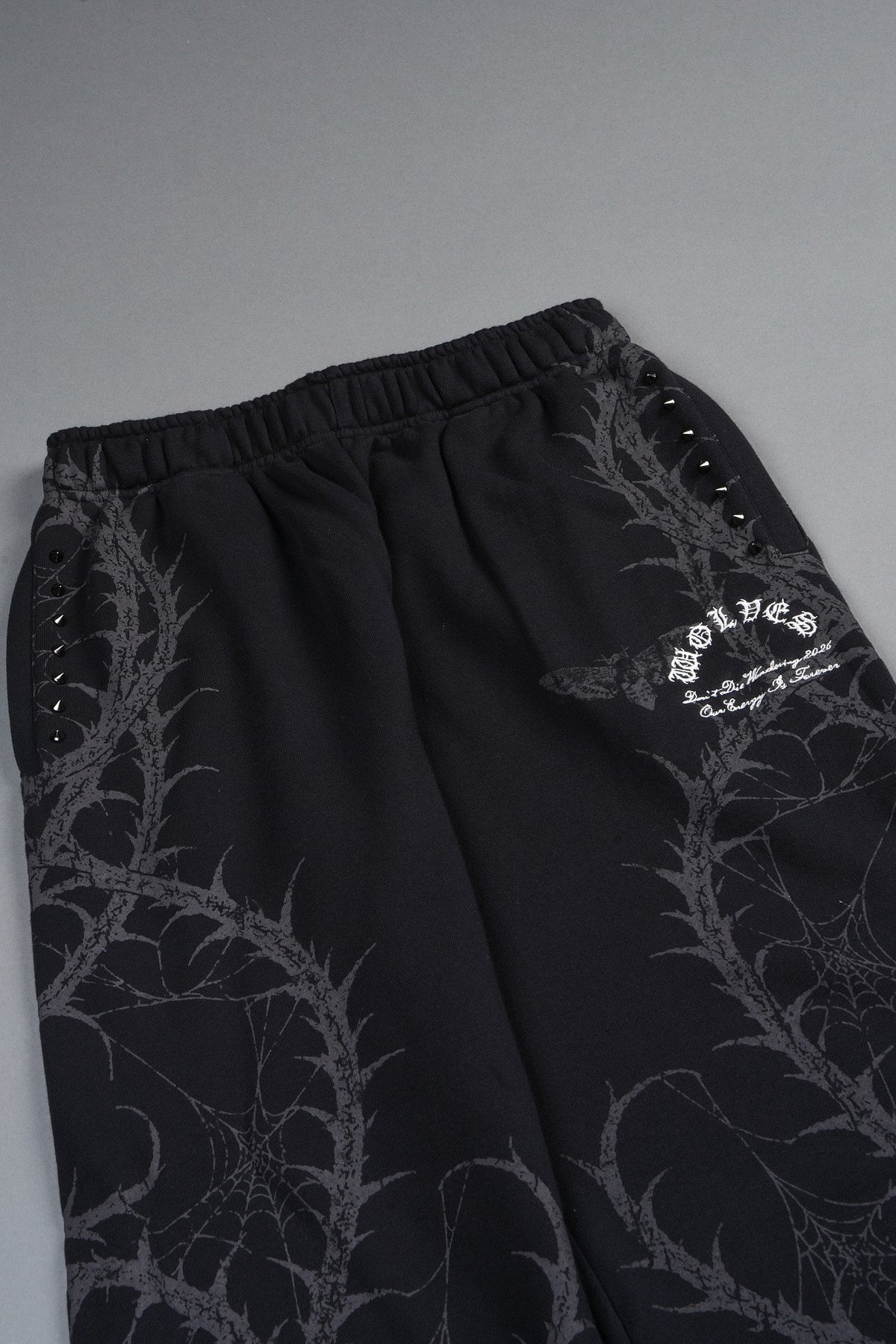 Hesh Chopper Thorns Big Cozy Sweats In Black