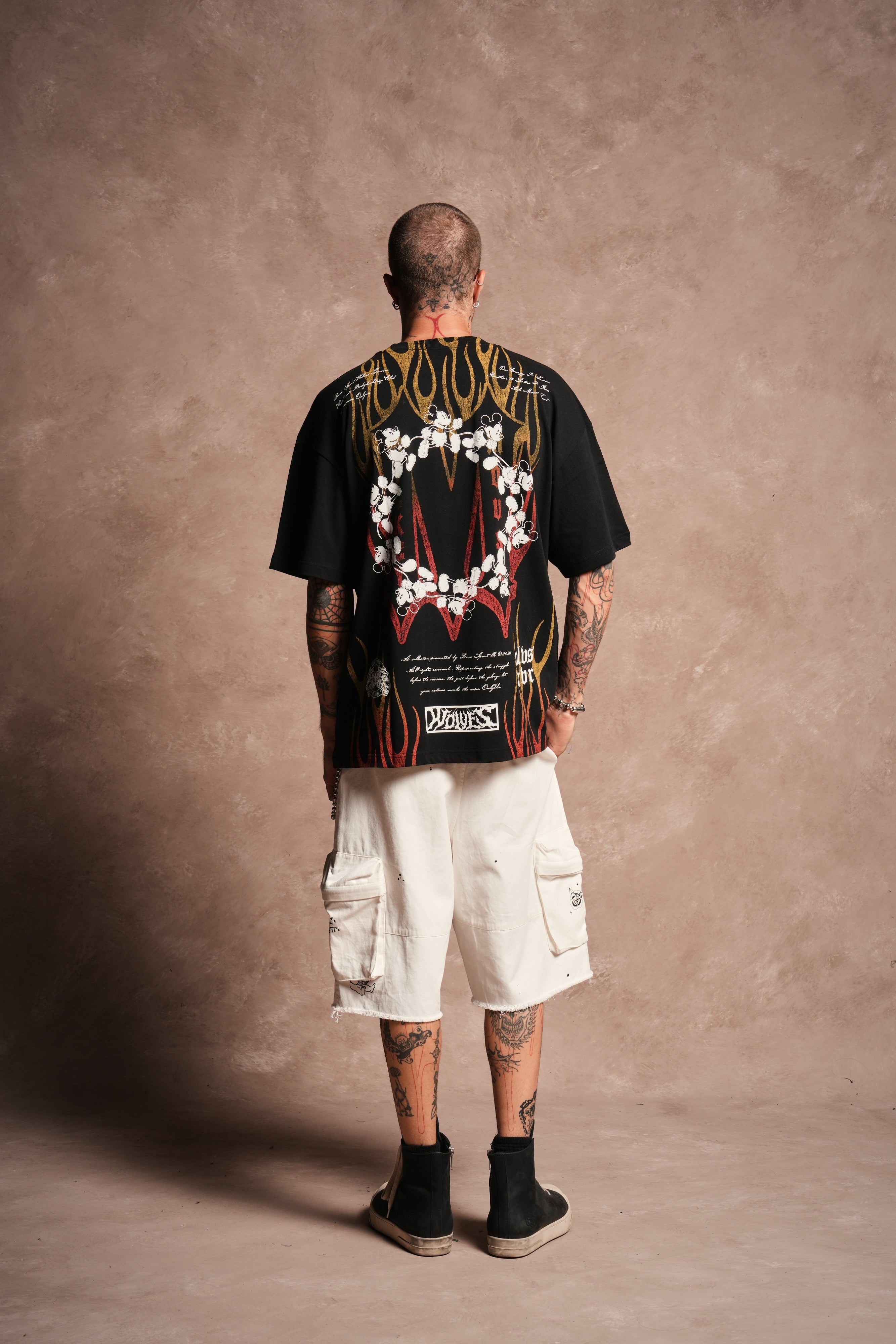 Mickey Forever Premium Oversized Tee in Black